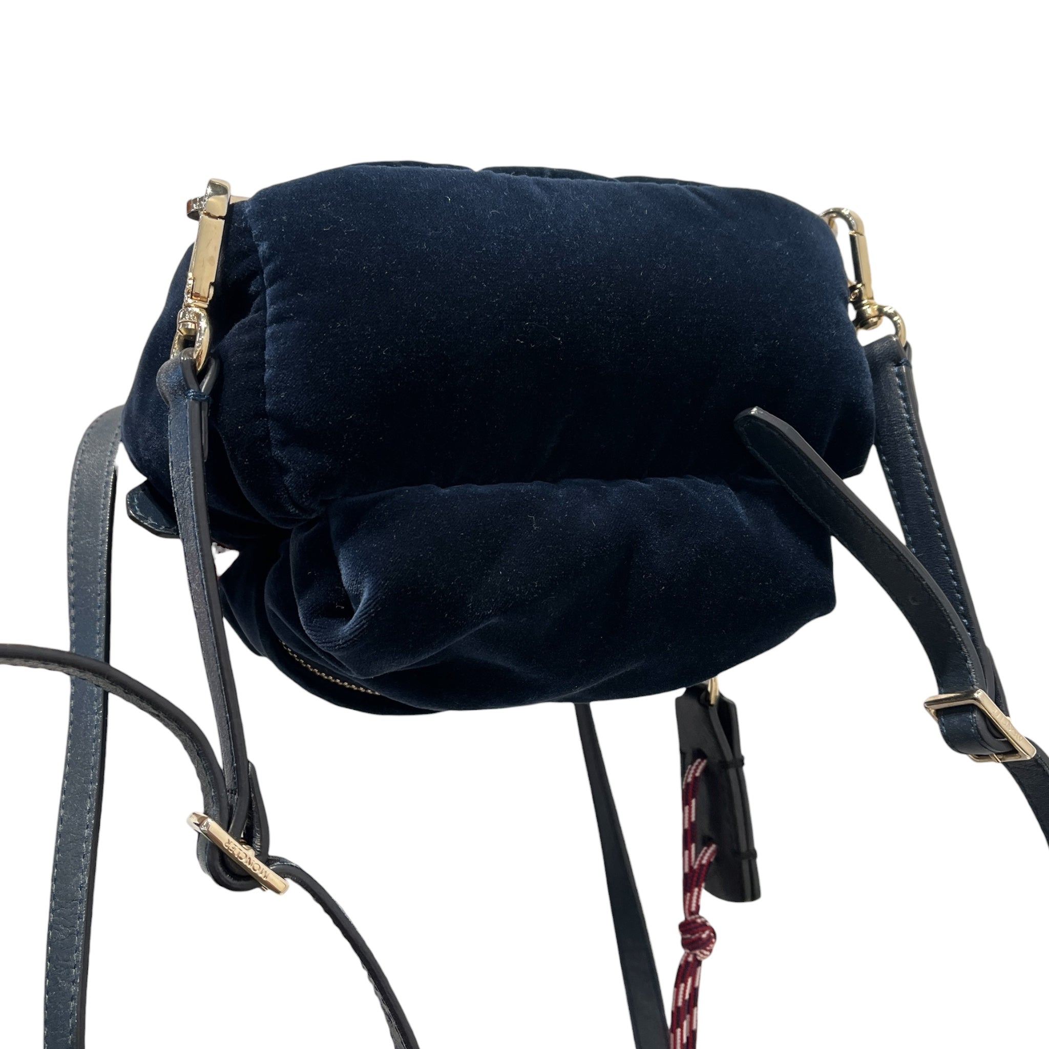 MONCLER/Backpack/NVY/velvet mini backpack view 3