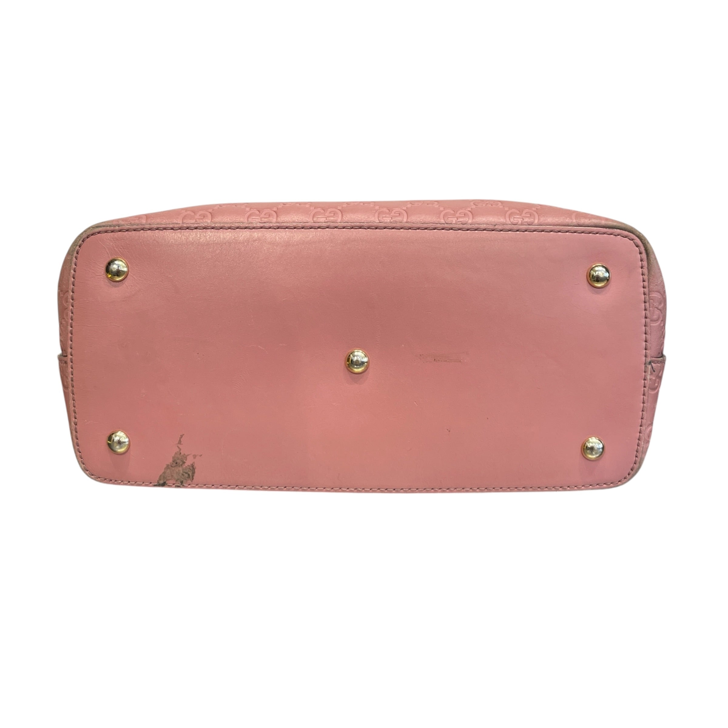 GUCCI/Tote Bag/Monogram/Leather/PNK/GUCCISSMA FOLDOVER view 3
