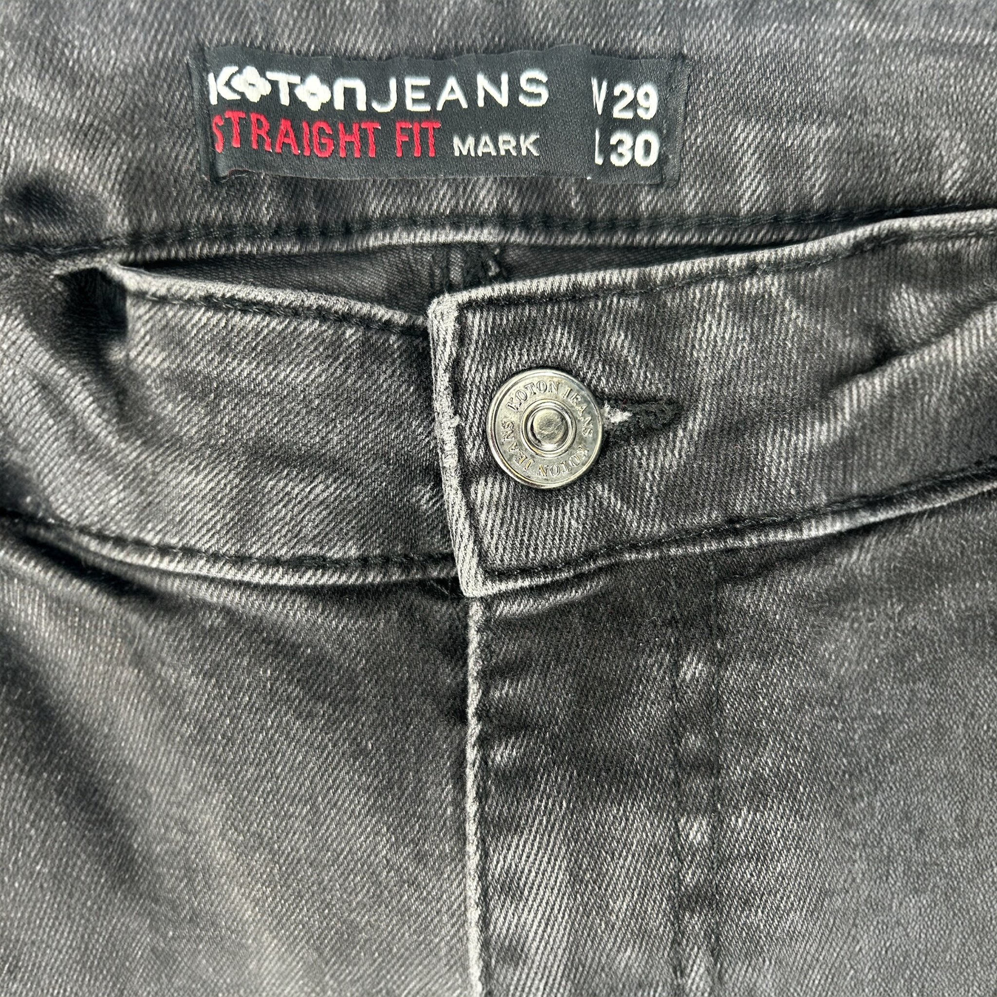 Kiton/Straight Pants/29/Denim/GRY/STRAIGHT FIT MARK view 5