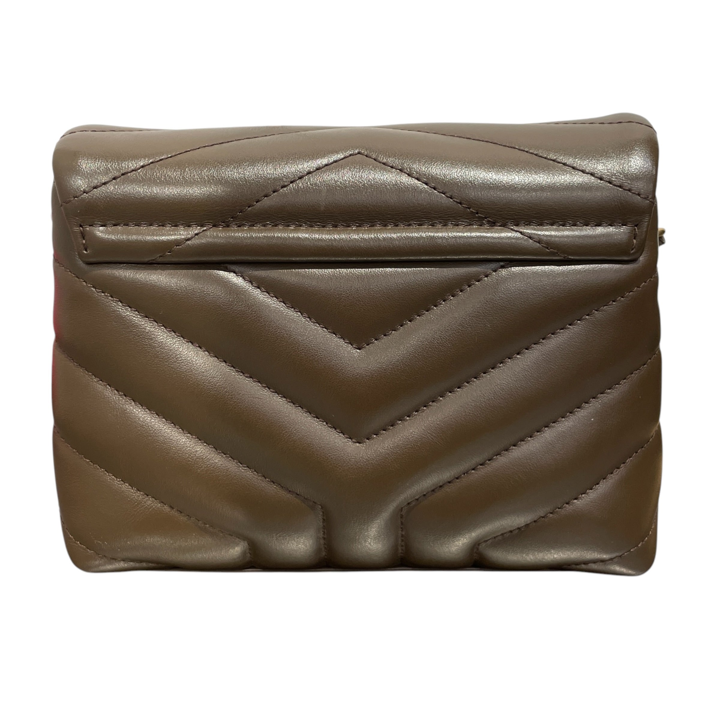 YVES SAINT LAURENT/Hand Bag/Leather/BRW/LOULOU QUILTED SHOLDER BAG view 4