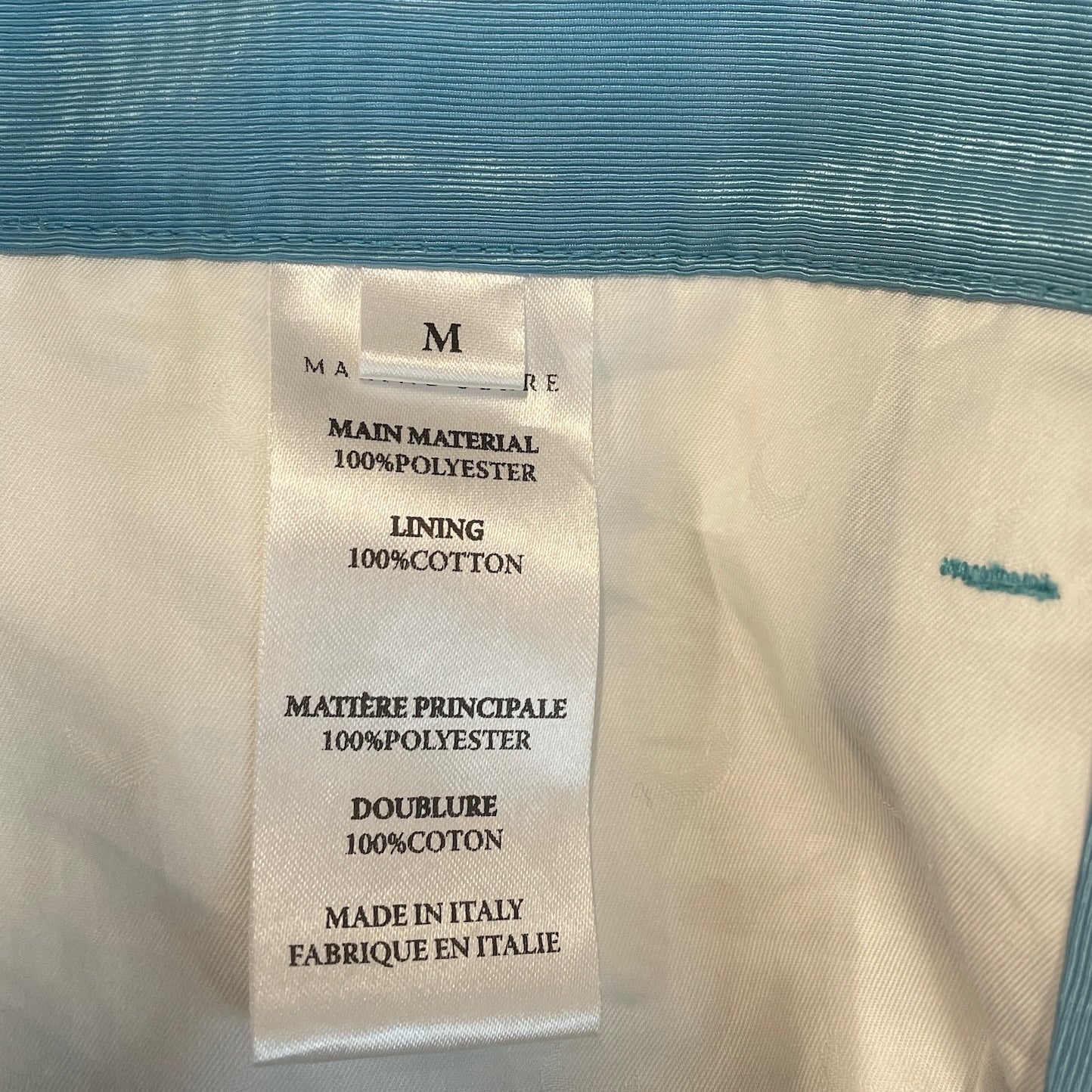 MARINE SERRE/Shorts/M/Polyester/BLU/reflertive pattern shorts view 4