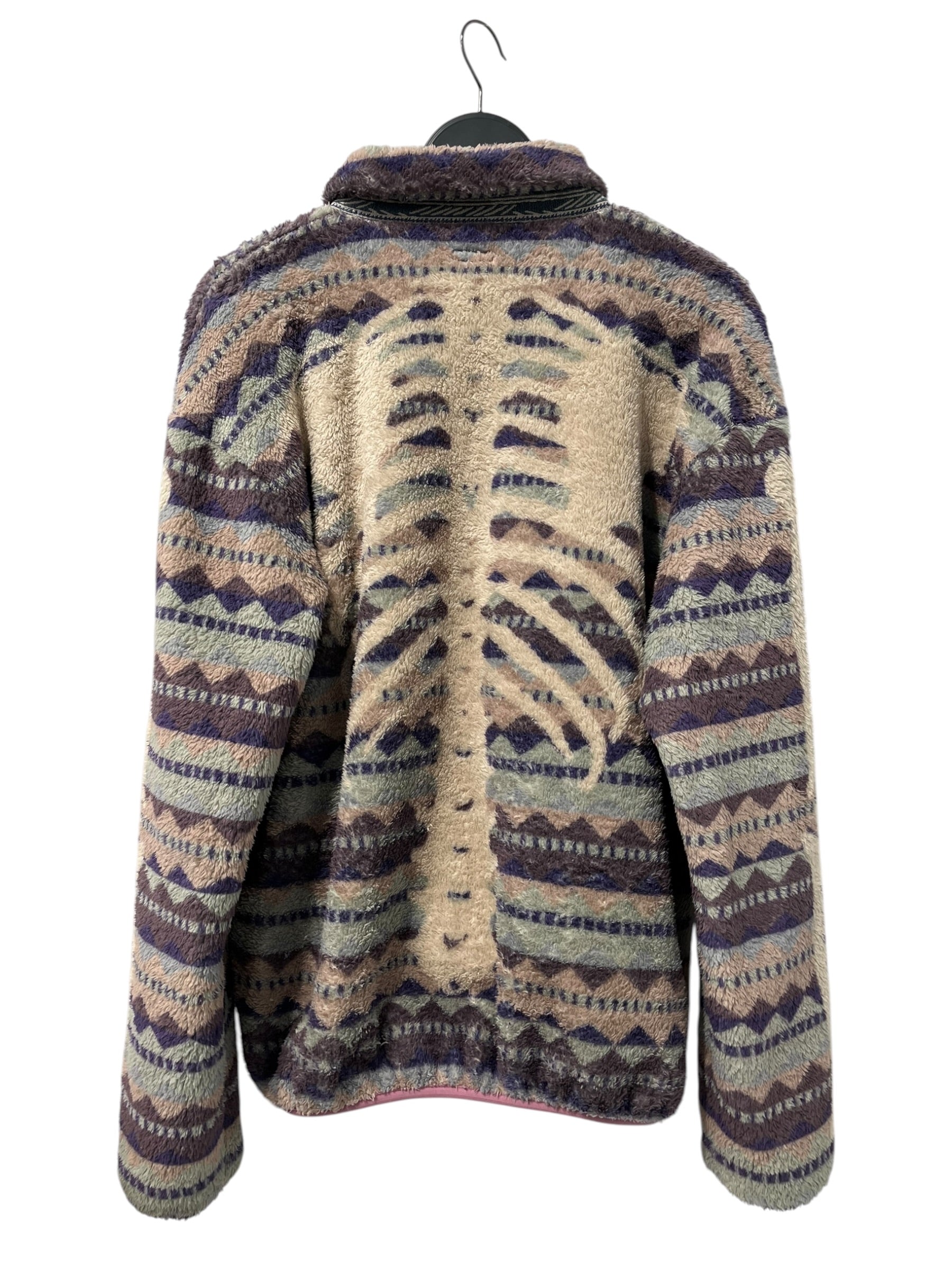 KAPITAL/Sweater/4/Graphic/Cotton/BEG/zip up ashram stripe bones view 2
