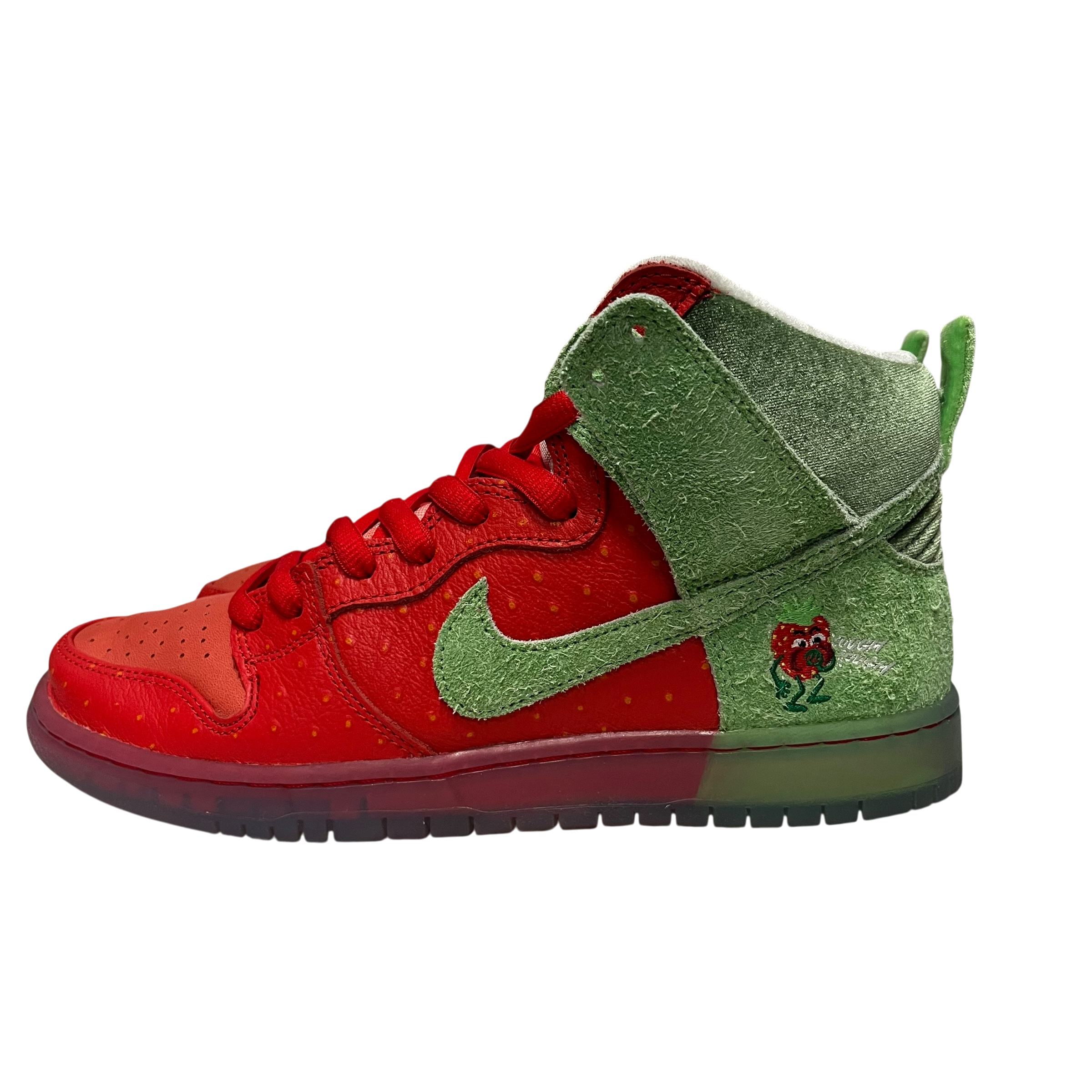 NIKE SB/Hi-Sneakers/US 9/RED/strawberry cough view 3