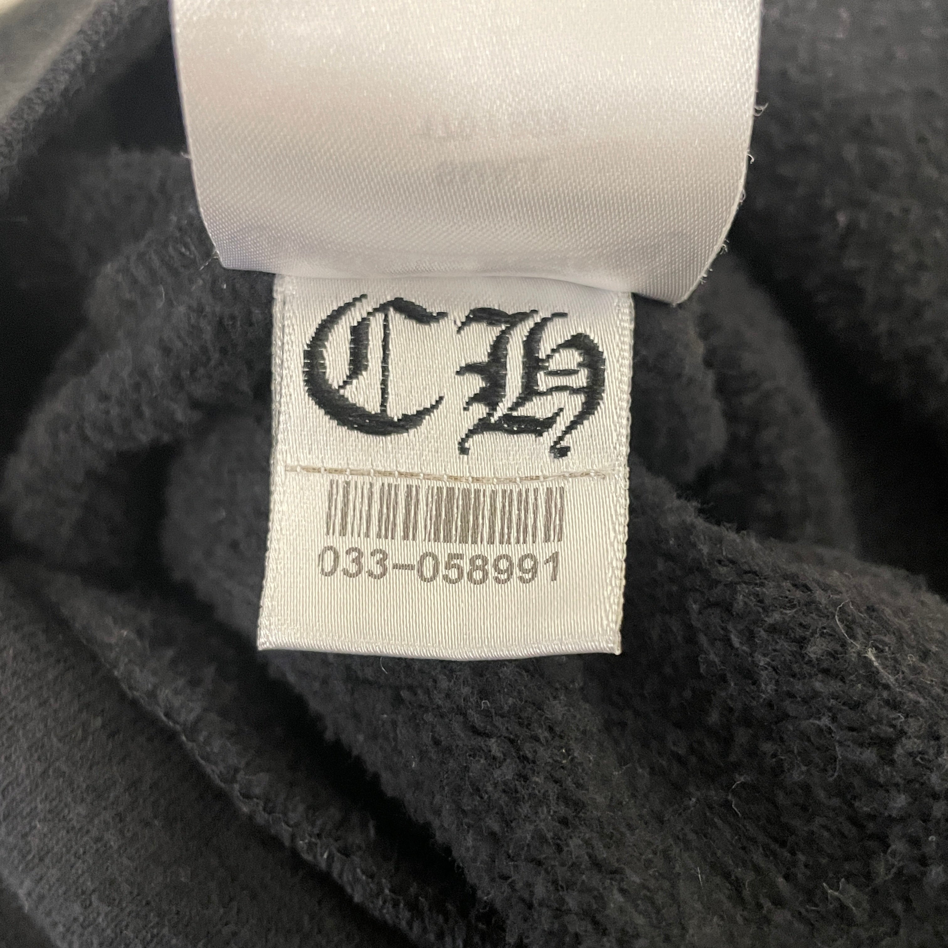 CHROME HEARTS/Hoodie/S/Cotton/BLK/chest sleeve logos black S view 6