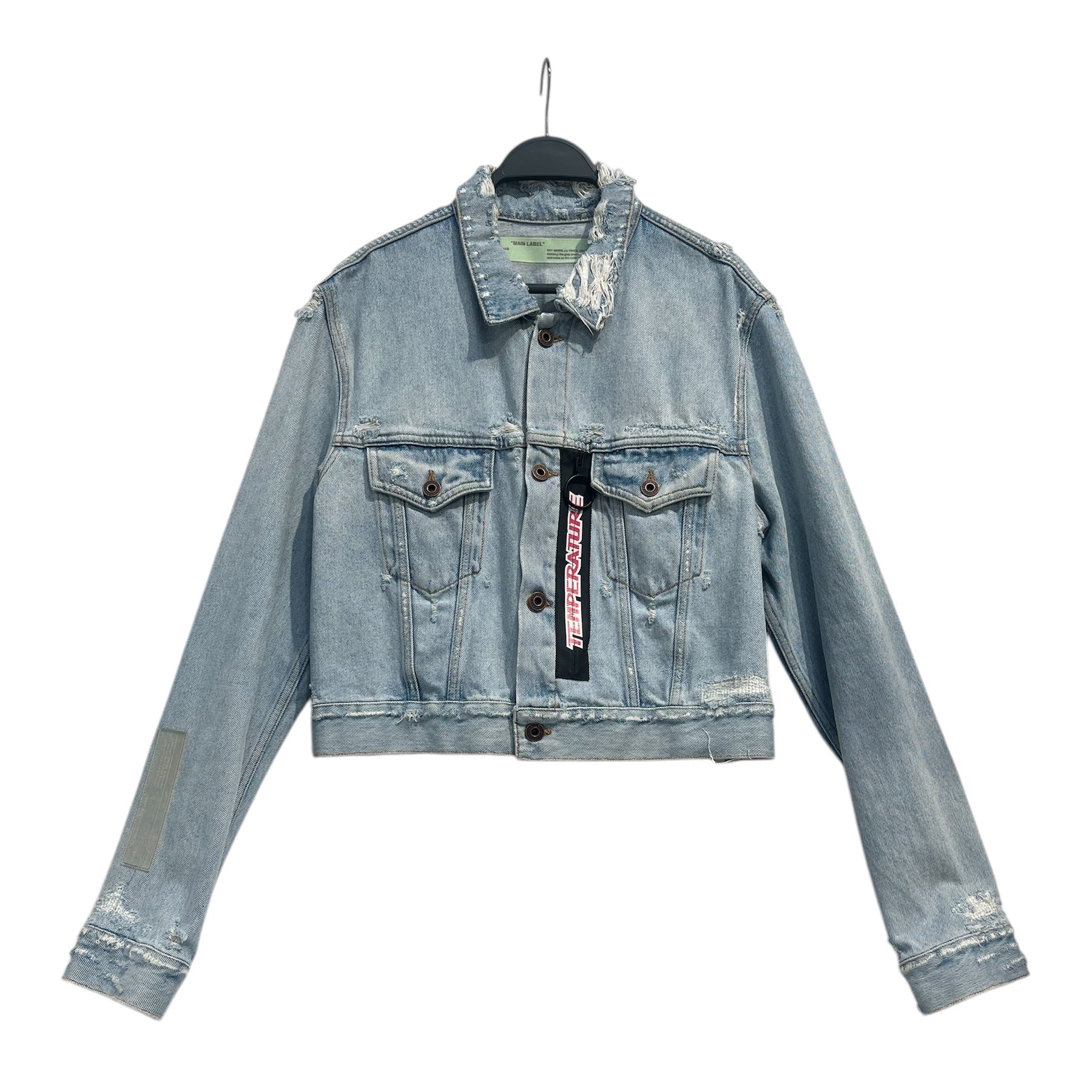 OFF-WHITE/Denim Jkt/S/Denim/BLU/TERMPERATURE view 1