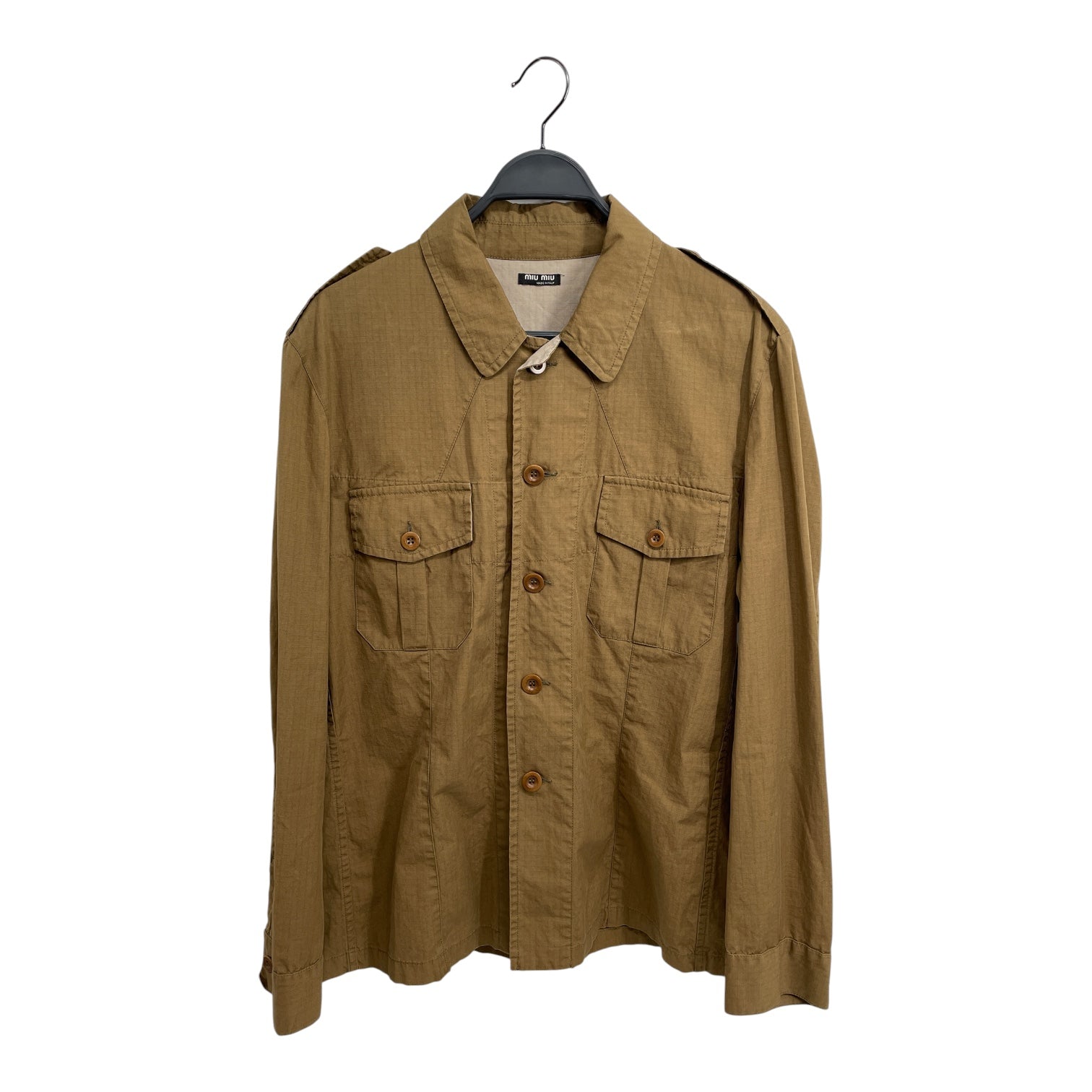MIU MIU/LS Shirt/XL/Cotton/CML/Military/MILITARY SHIRT view 1