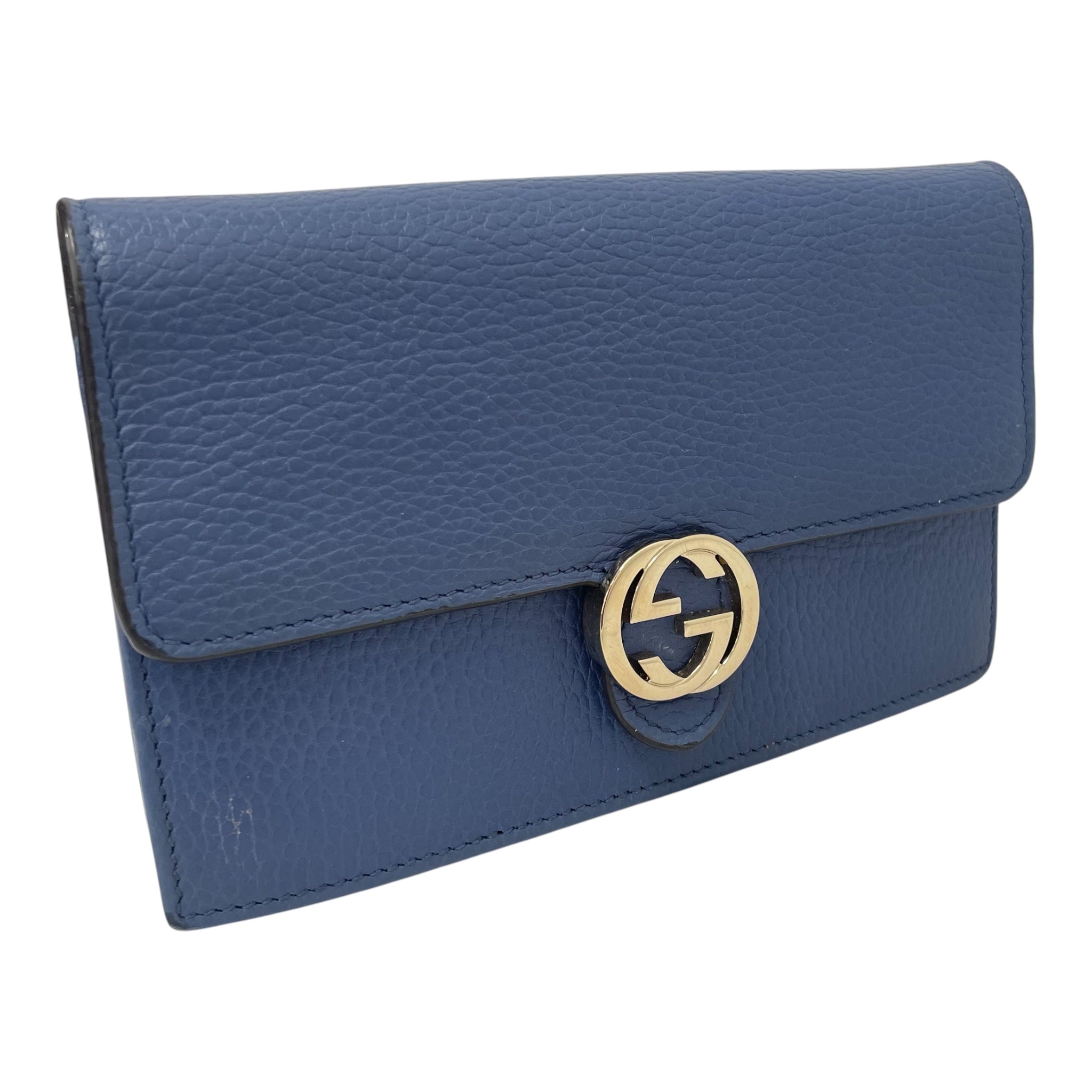 GUCCI/Clutch Bag/Leather/BLU/BLUEGUCCISILVERHARDWARE view 1