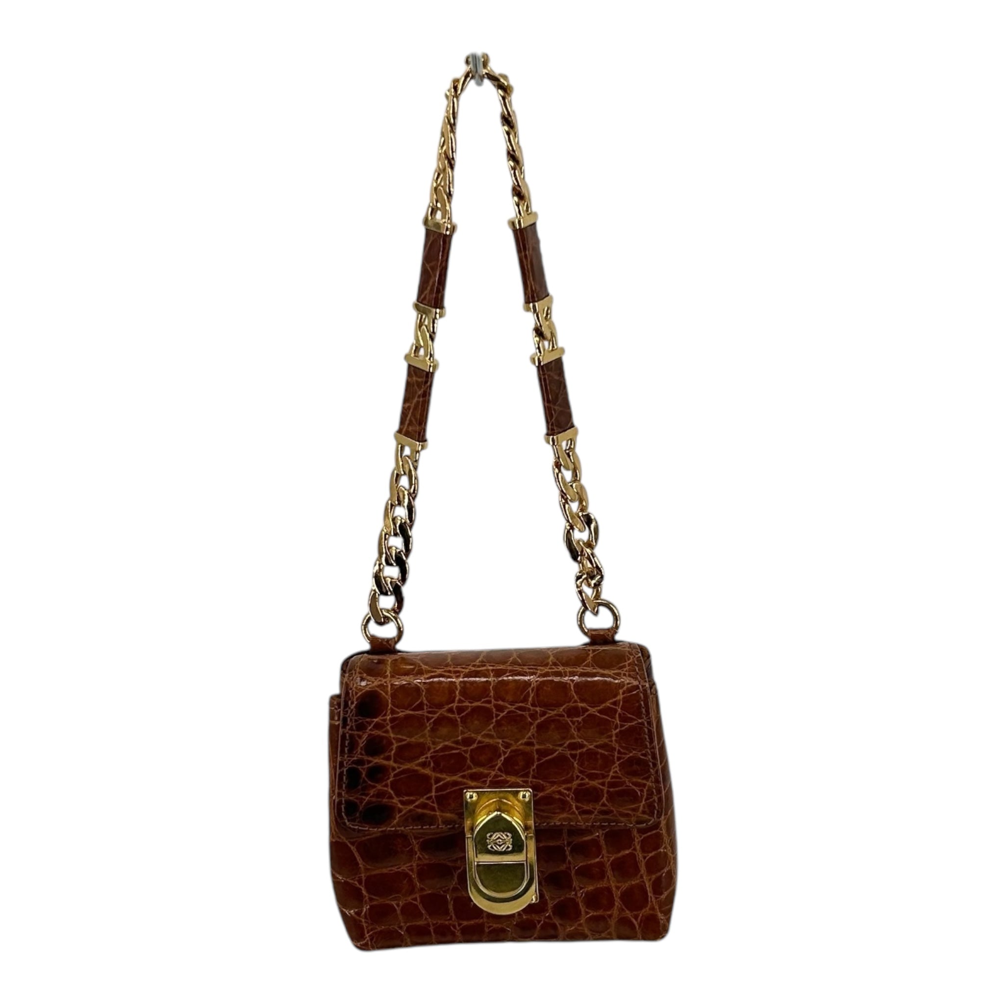 LOEWE/Mini/Bag/Multicolor/Crocodile/ view 1
