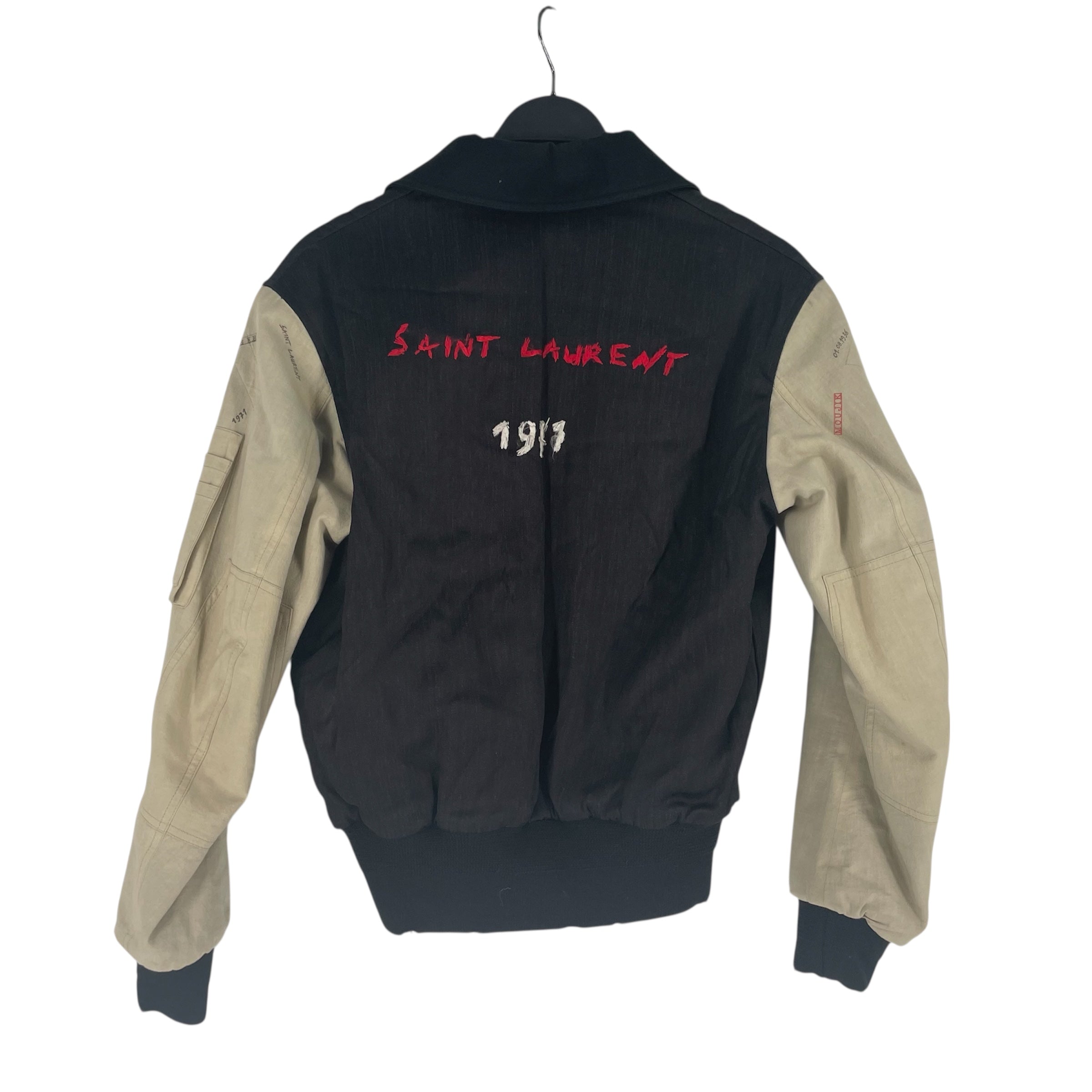YVES SAINT LAURENT/Jacket/46/Cotton/BLK/UP53201701087 view 2