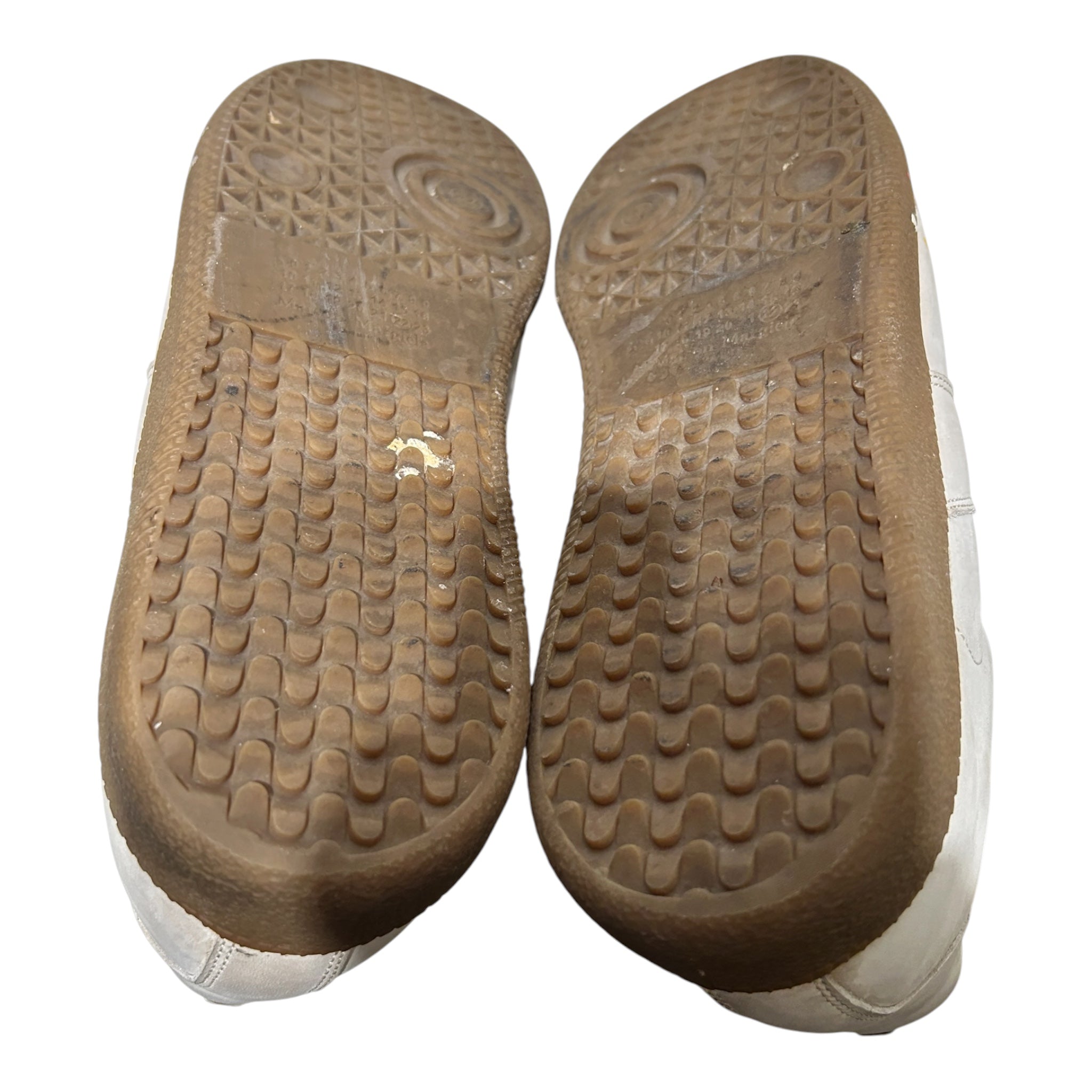 Maison Margiela/Low-Sneakers/EU 45/Suede/WHT/paint splatter replica view 6