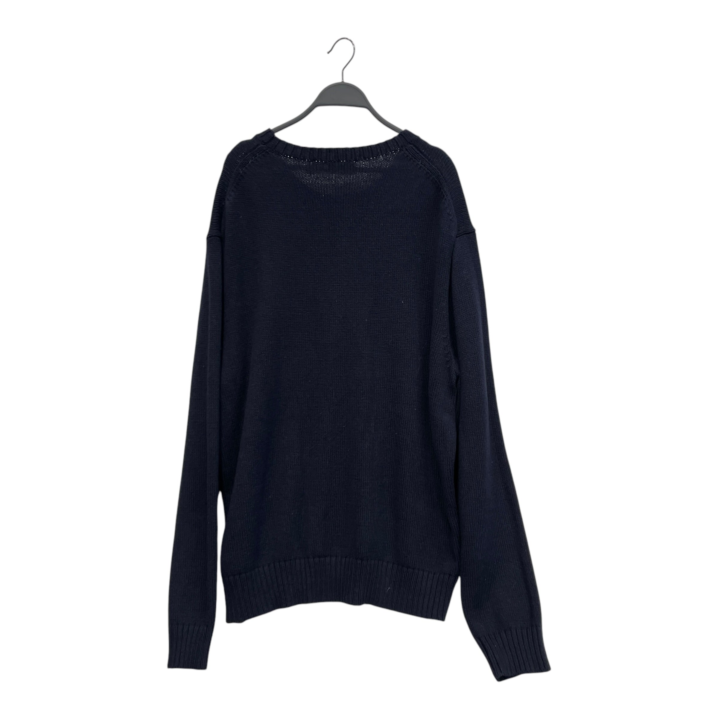 POLO RALPH LAUREN/Heavy Sweater/XXL/Graphic/Wool/NVY/KNIT BEAR GRAPHIC view 2