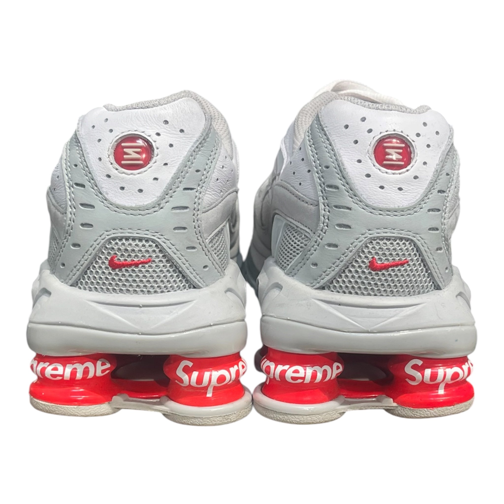 NIKE/Supreme/Low-Sneakers/US 8.5/Suede/WHT/DN1615-100 SUPREME SHOX view 5