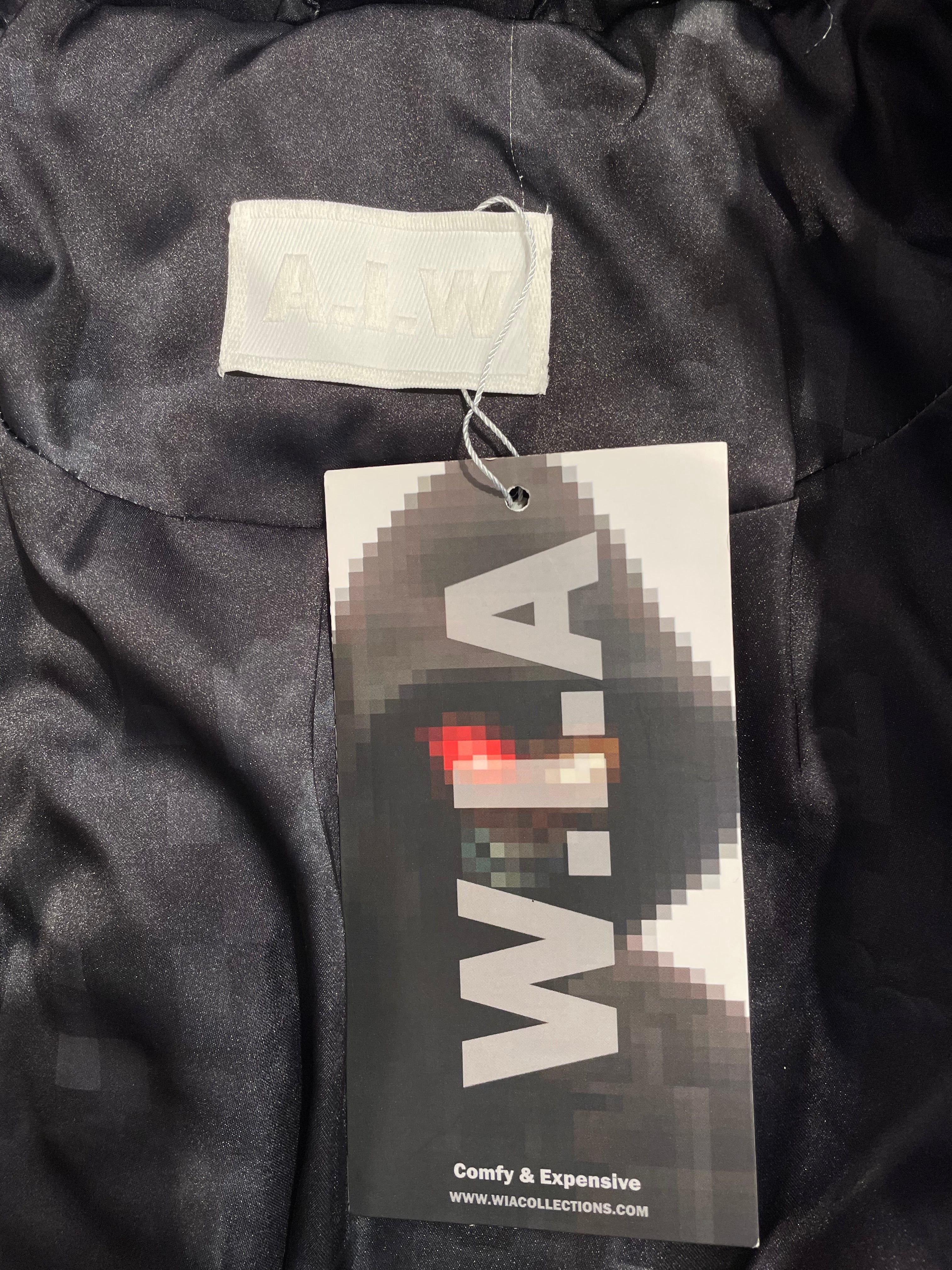 W.I.A/Puffer Jkt/Polyester/BLK/All Over Print/SMASH PUFFER/PIXEL PRINT view 3