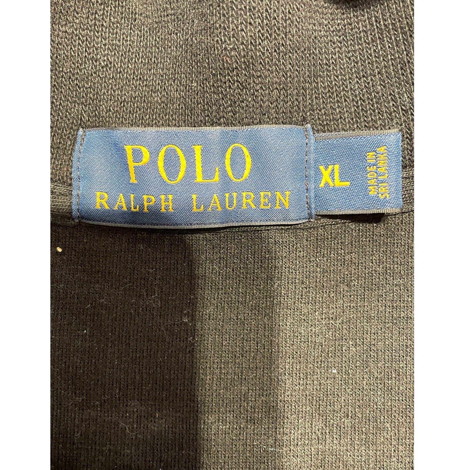 POLO RALPH LAUREN/Track Jkt/XL/Cotton/BLK/BLUE PONY view 3