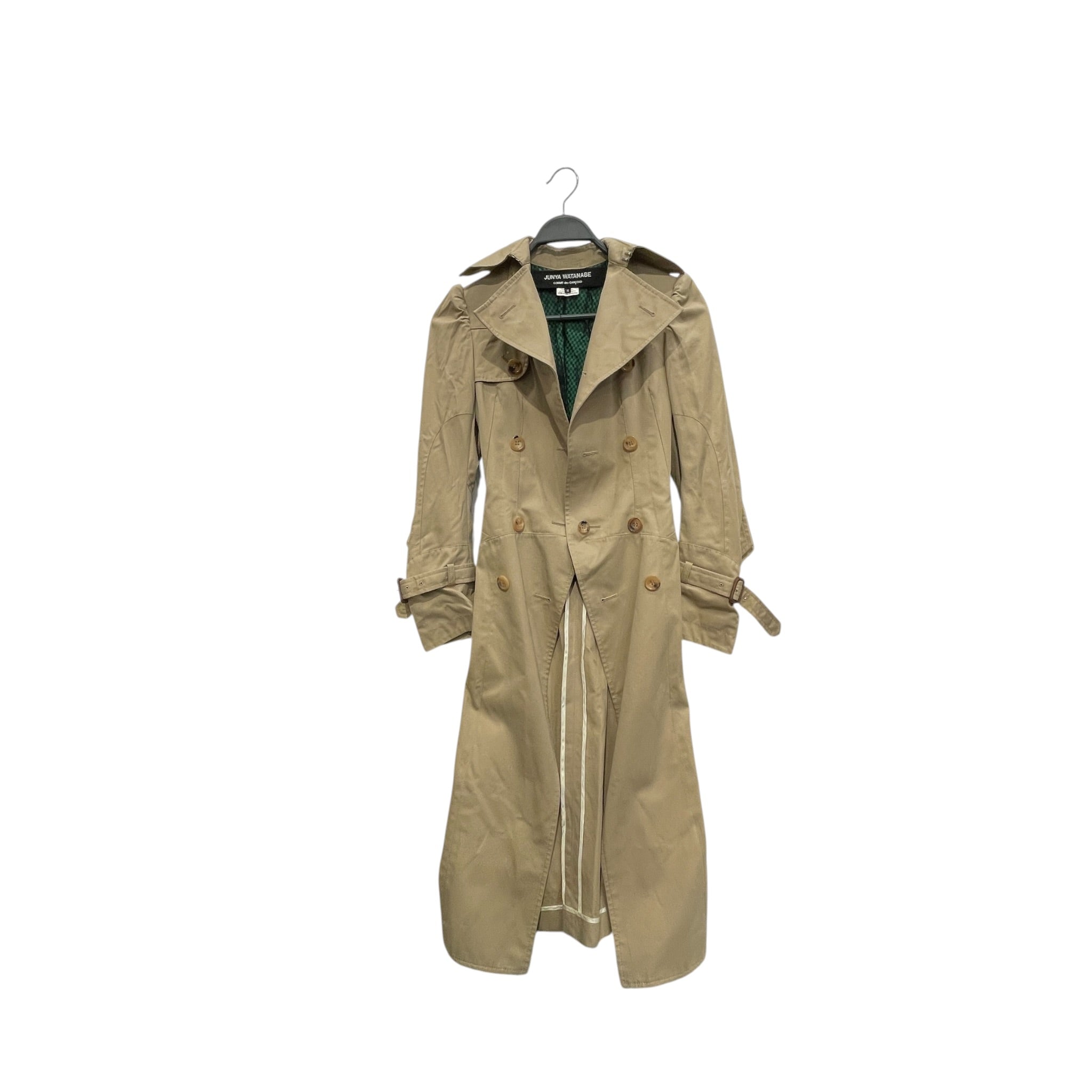 JUNYA WATANABE COMME des GARCONS/Trench Coat/S/KHK/puff&buckle sleeve view 1