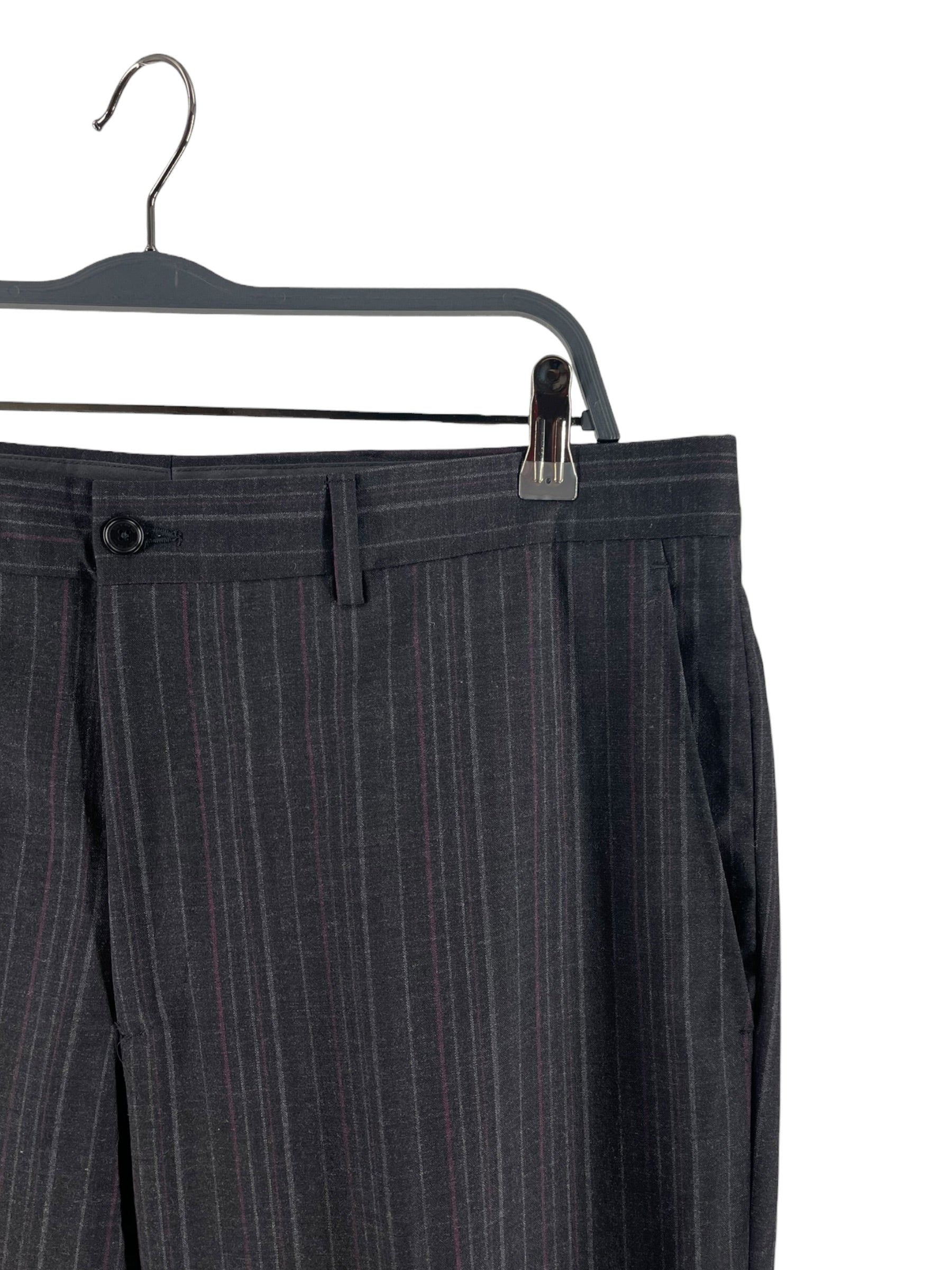 ETRO/T&B Set/54/Stripe/Acrylic/GRY/PINSTRIPE SUIT PAISLEY LINING view 3
