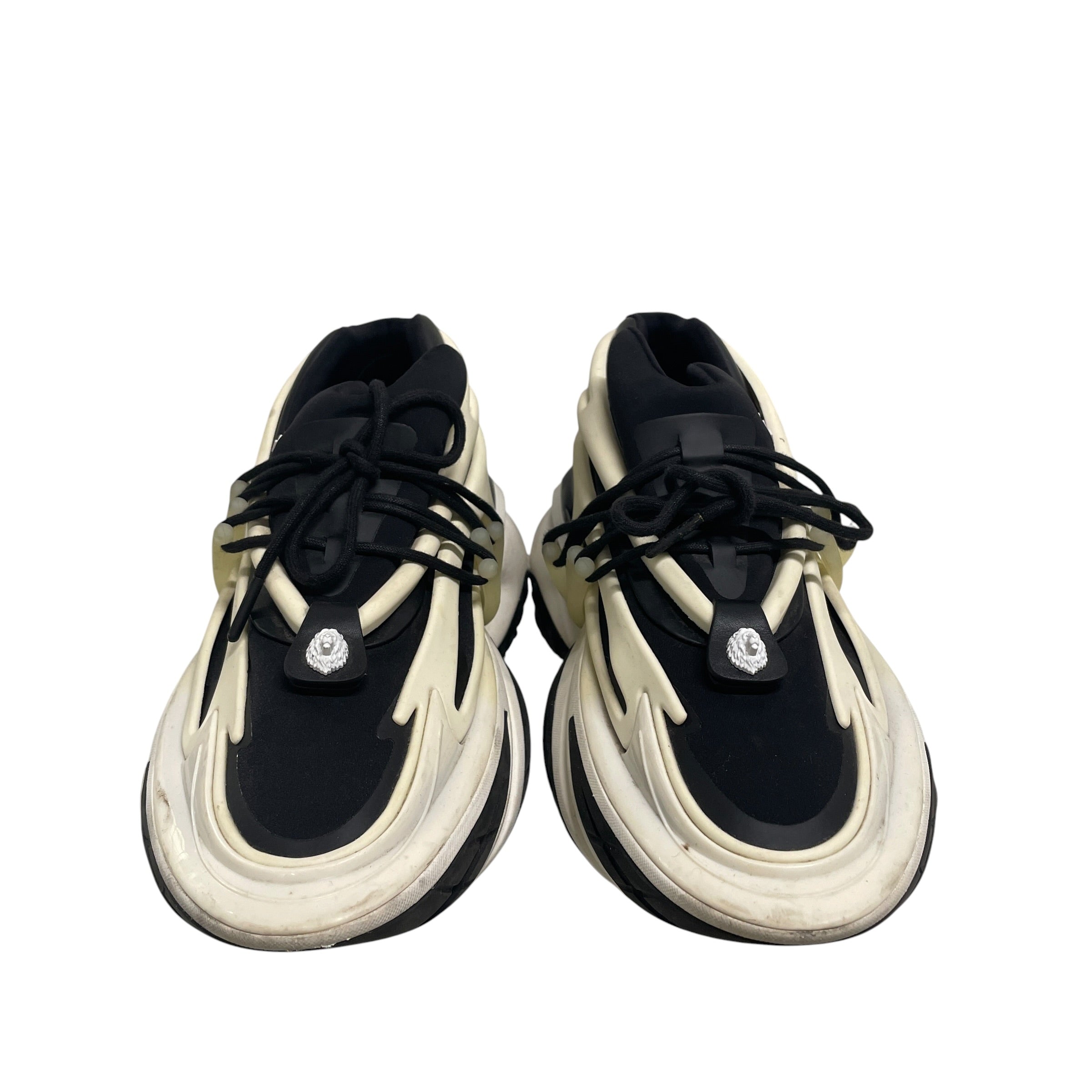 BALMAIN/Hi-Sneakers/US 11/Nylon/BLK/UNICORN CHUNKY view 3