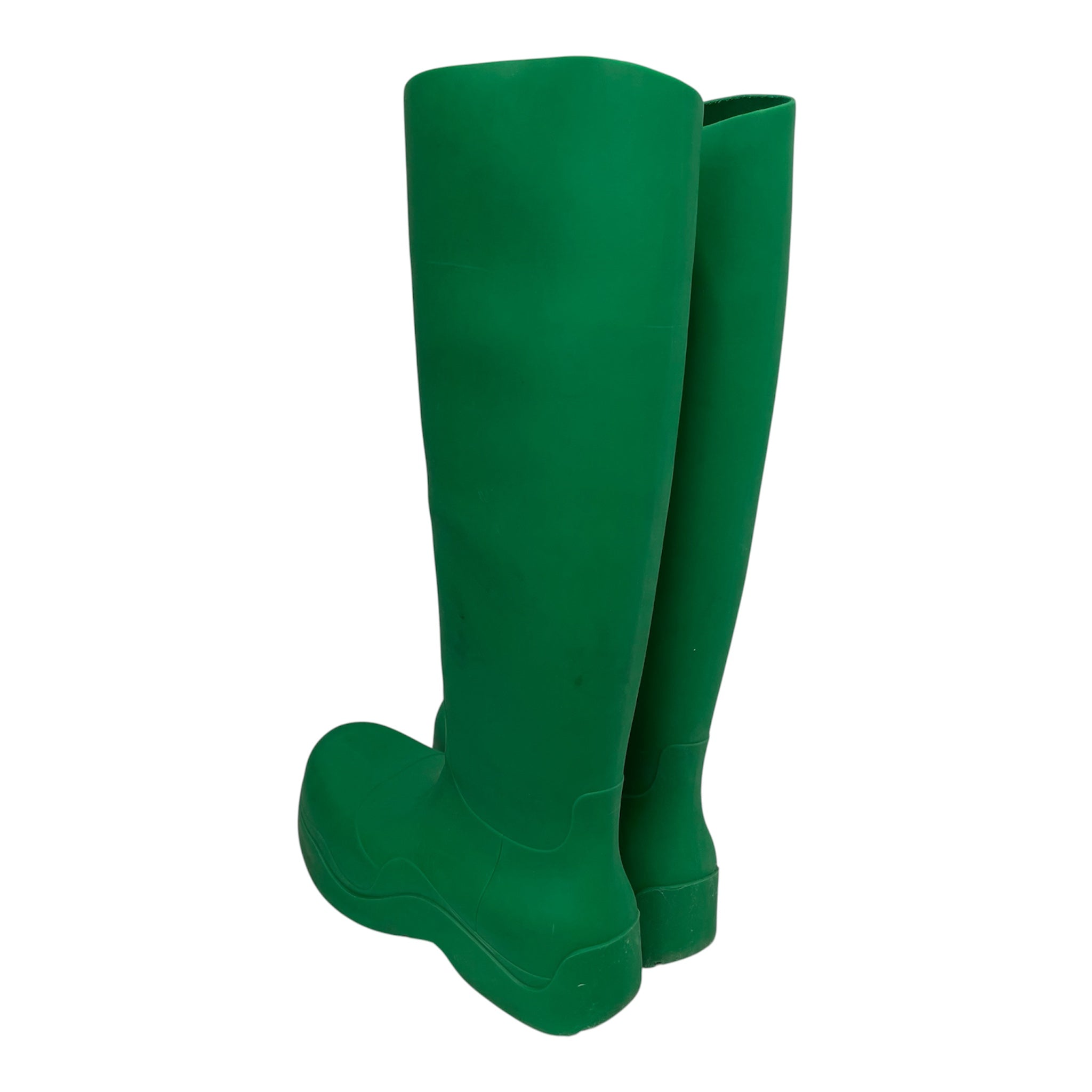 BOTTEGA VENETA/Rain Boots/US 10/Acrylic/GRN/ view 3