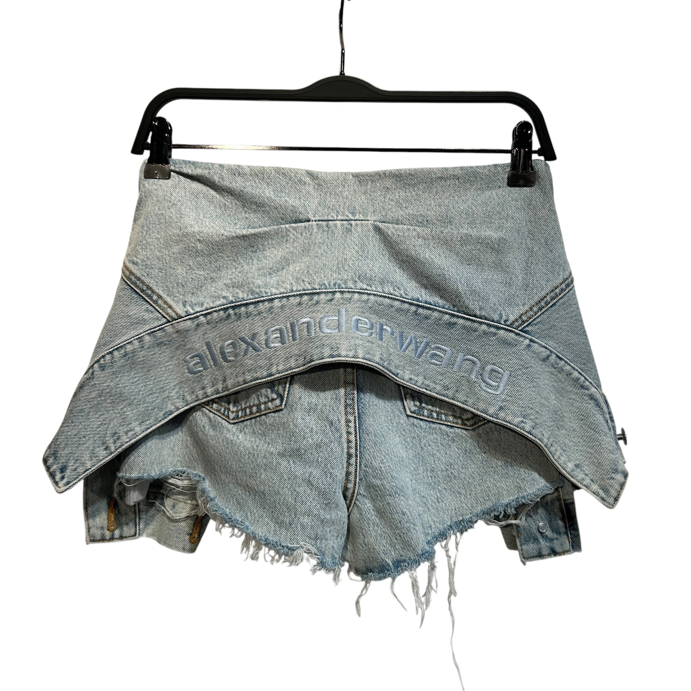 Alexander Wang/Shorts/24/Denim/BLU/Pebble Beach Skort view 3