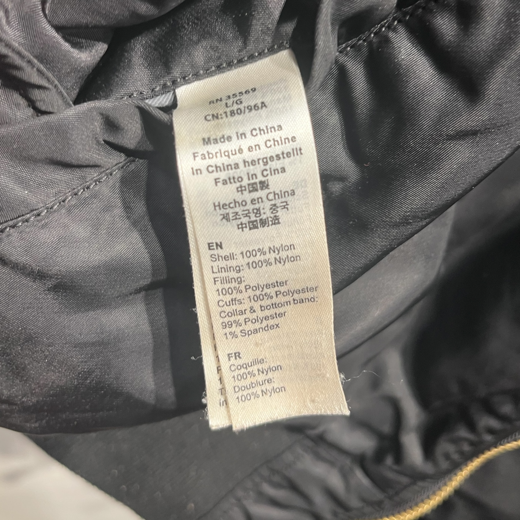 ALPHA INDUSTRIES/Jacket/L/Nylon/BLK/ALPHA INDUSTRIES MA-1 BOMBER view 3