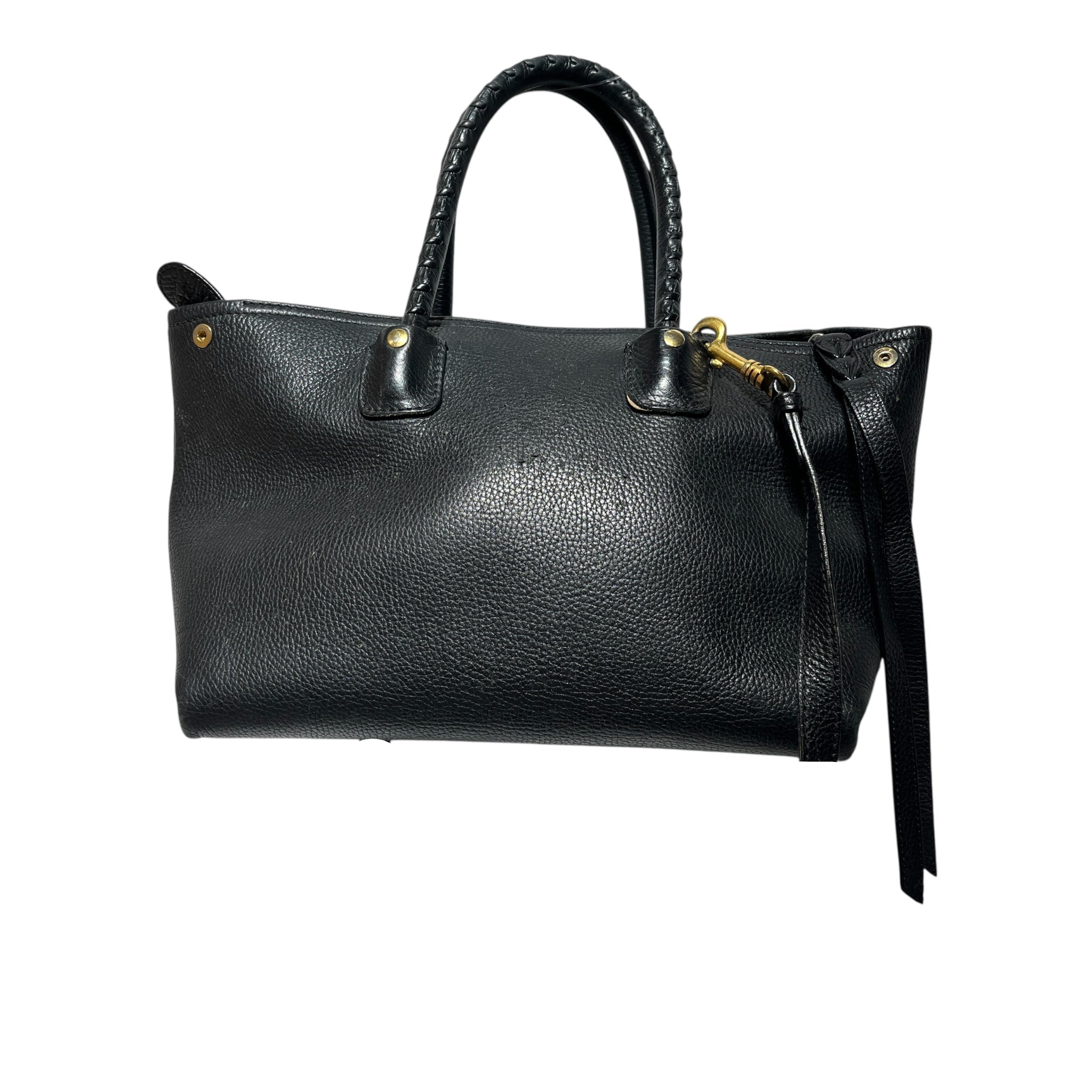 Alexander McQueen/Cross Body Bag/Leather/BLK/WHIPSTICHED FOLK TOTE view 2