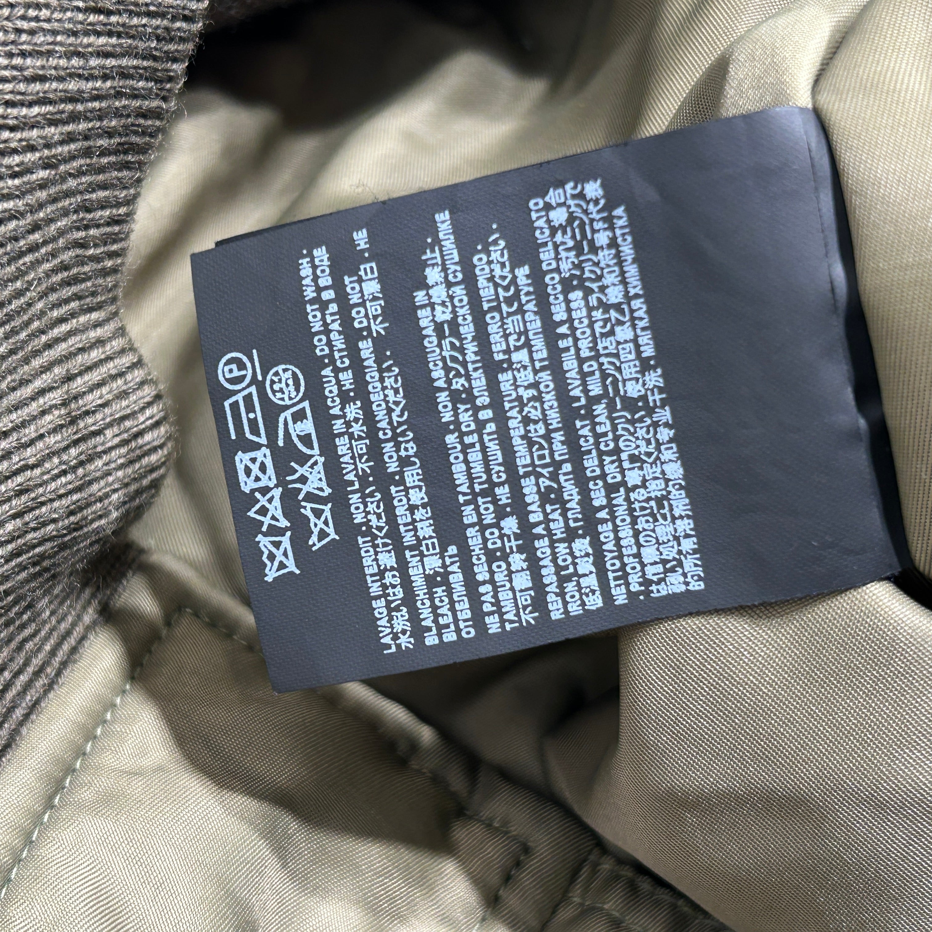 SAINT LAURENT/Jacket/52/Nylon/KHK/Flight Jacket view 5