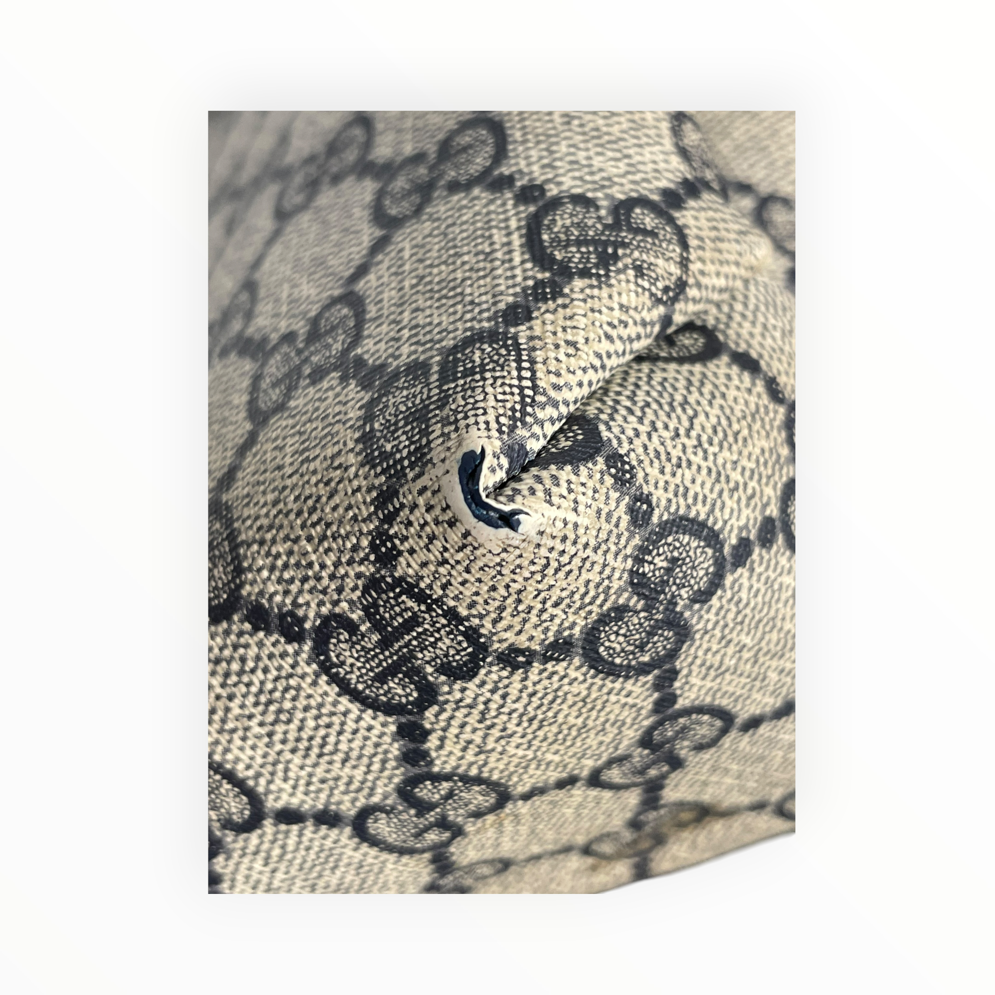 GUCCI/Vintage/Tote Bag/Monogram/GRY/GG Supreme Tote Monogram view 13