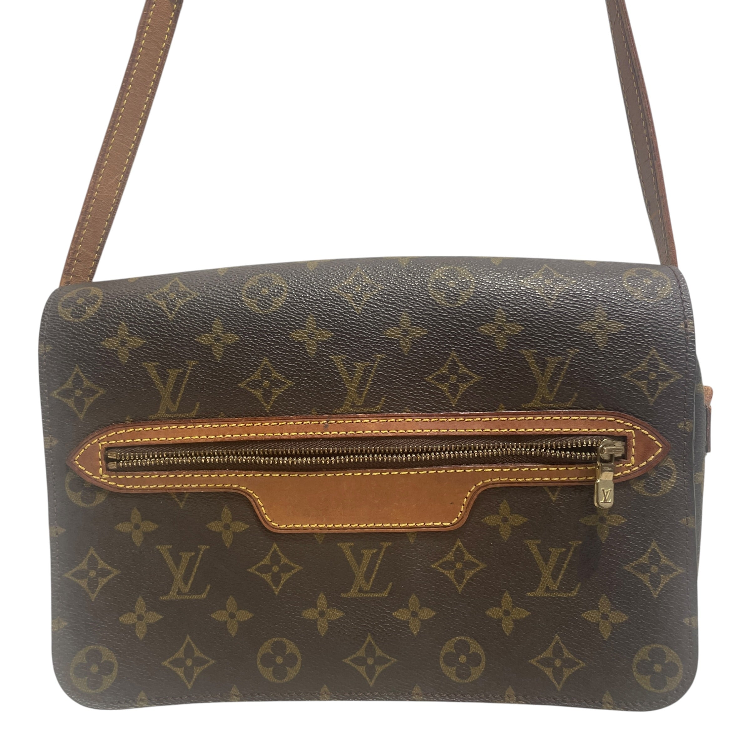 LOUIS VUITTON/Cross Body Bag/Leather/BRW/Saint Germain Crossbody view 2
