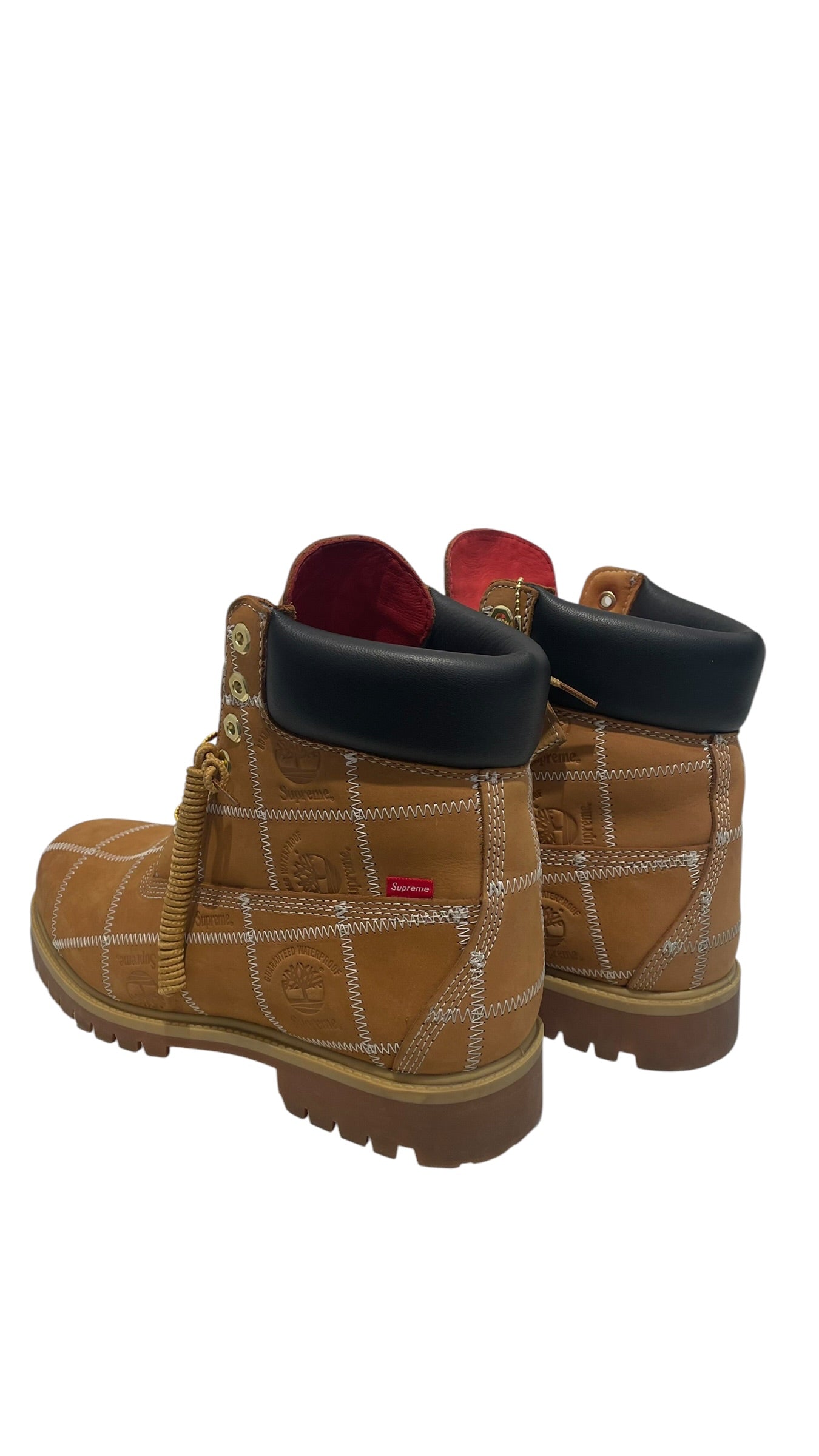 Timberland/Supreme/Boots/US 10.5/Leather/CML/6" Premium Boot "Patchwork" view 2