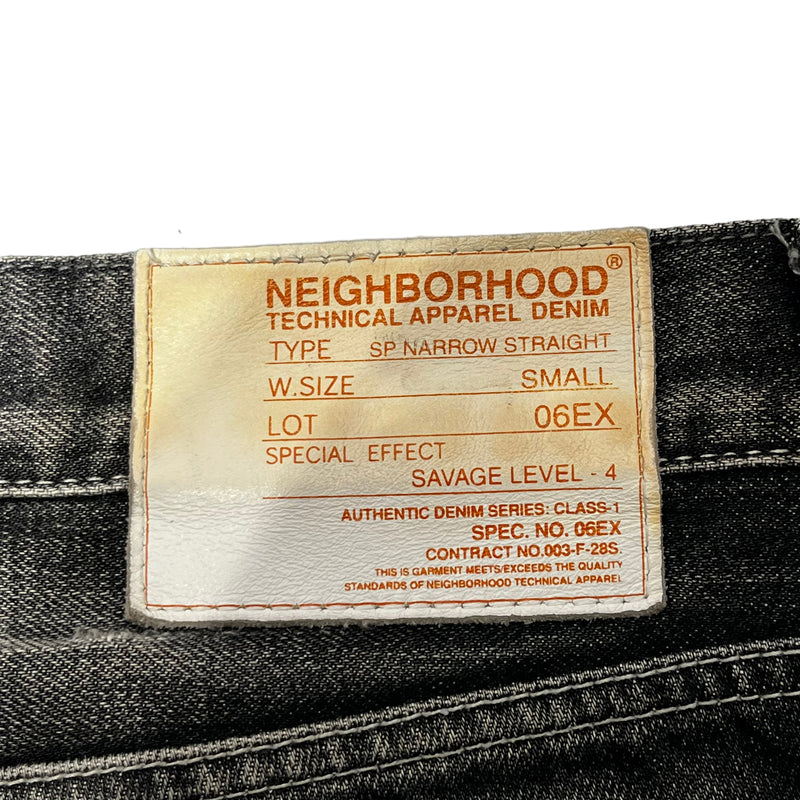 NEIGHBORHOOD/Straight Pants/S/Denim/GRY/SP NARROW STRAIGHT