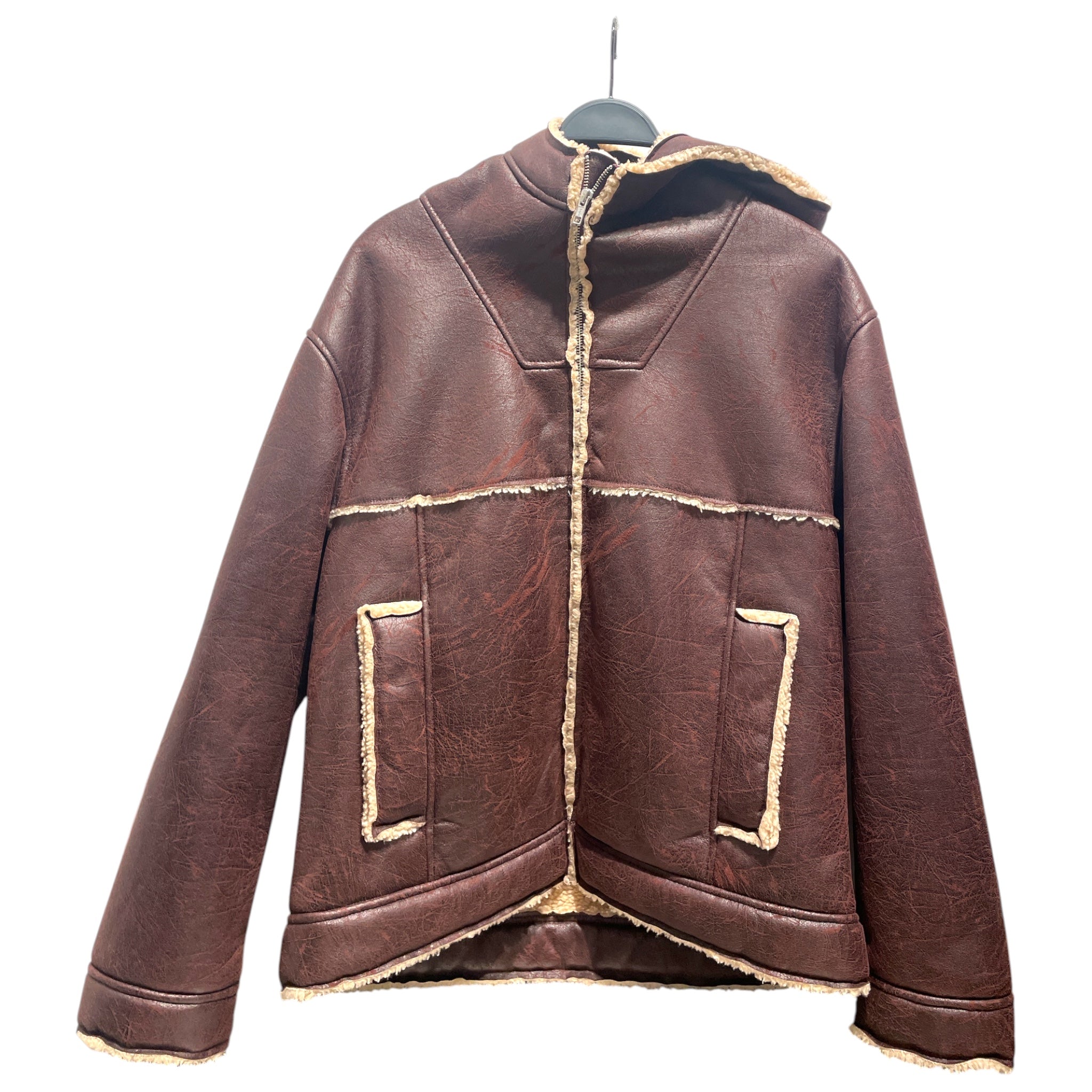 Supreme/Jacket/M/Faux Leather/BRD/BRICK RED /JKT/ view 1