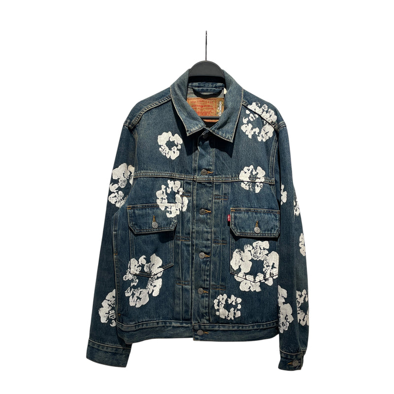 DENIM TEARS/Denim Jkt/M/Denim/BLU/All Over Print/