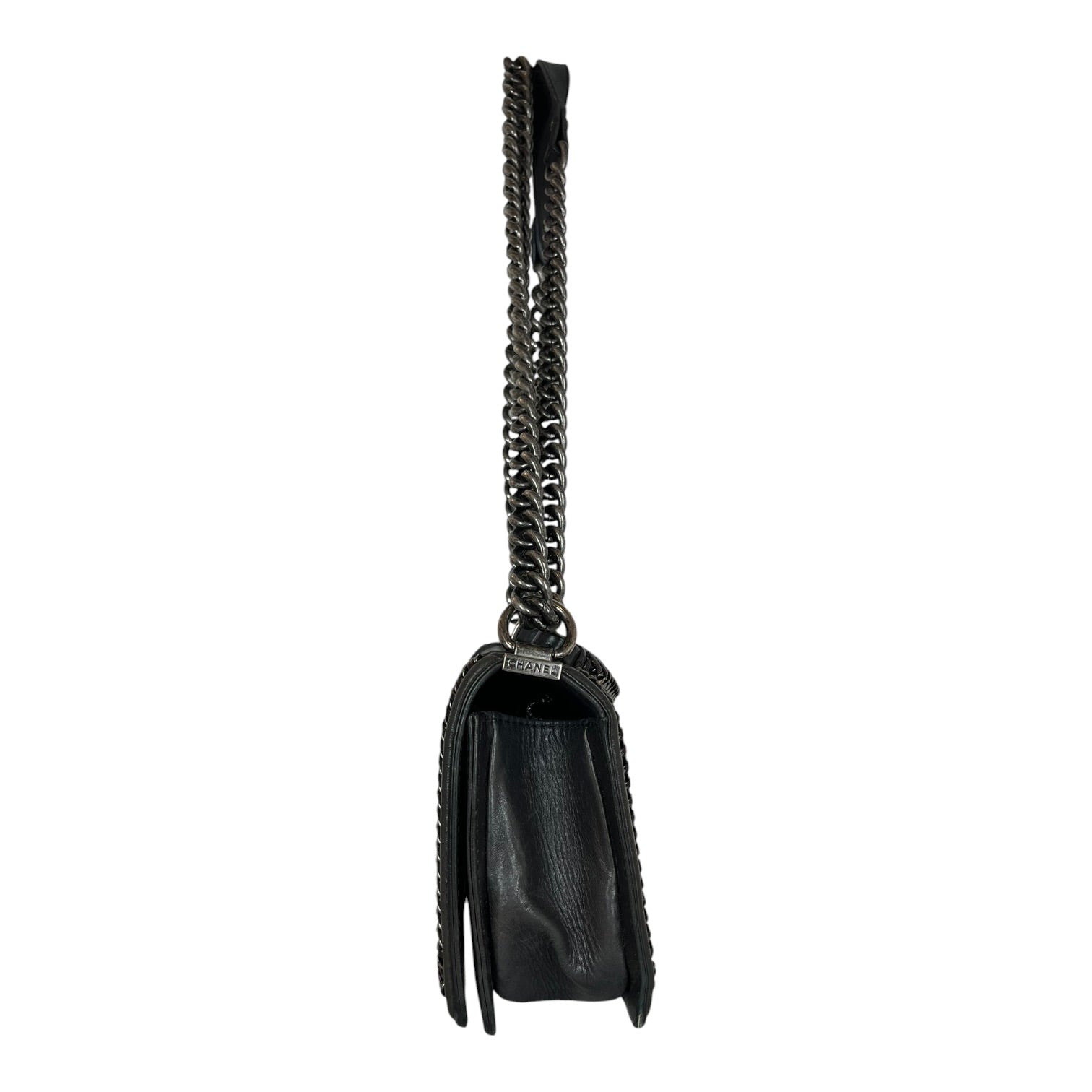 CHANEL/Bag/Leather/BRD/BURGUNDY BOY BAG view 3