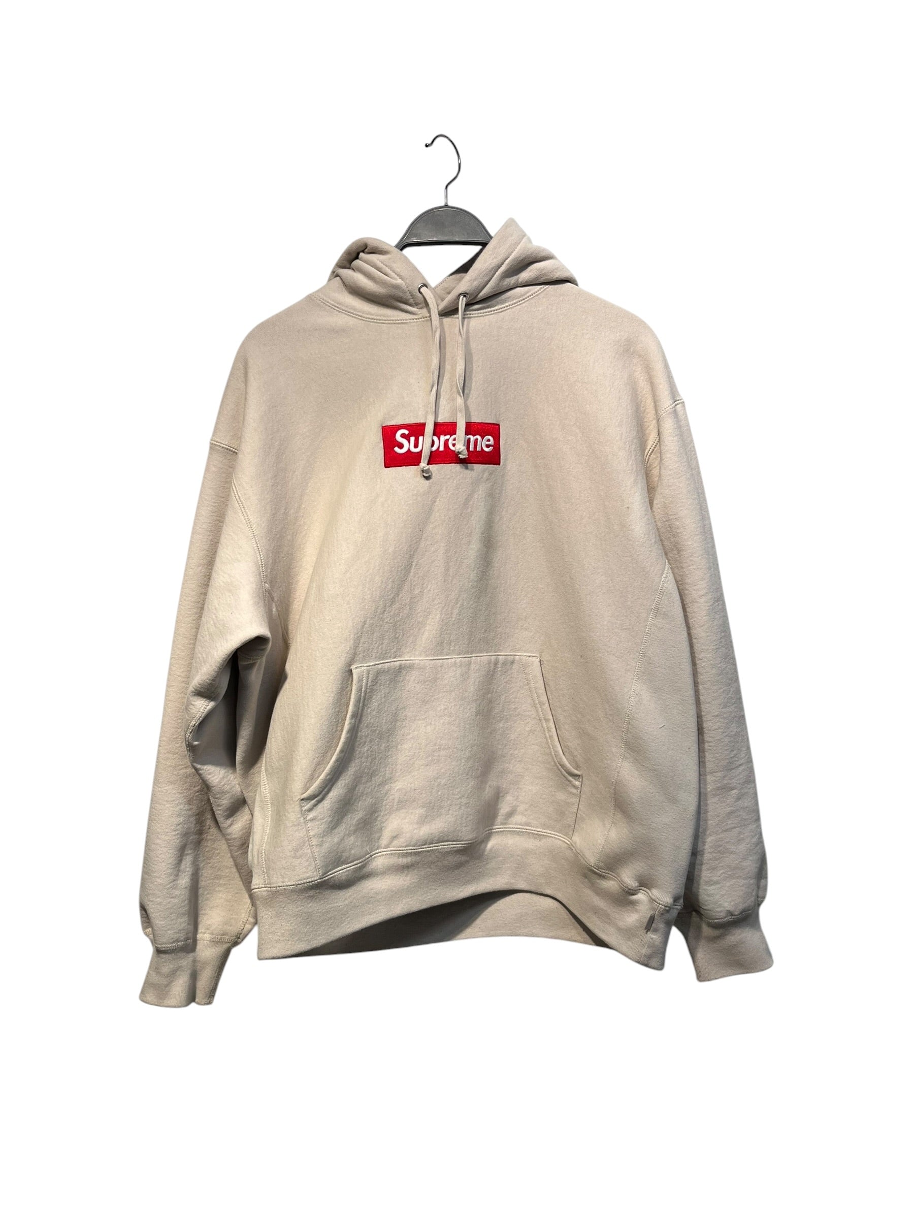 Supreme/Hoodie/L/Cotton/CRM/Box Logo view 1