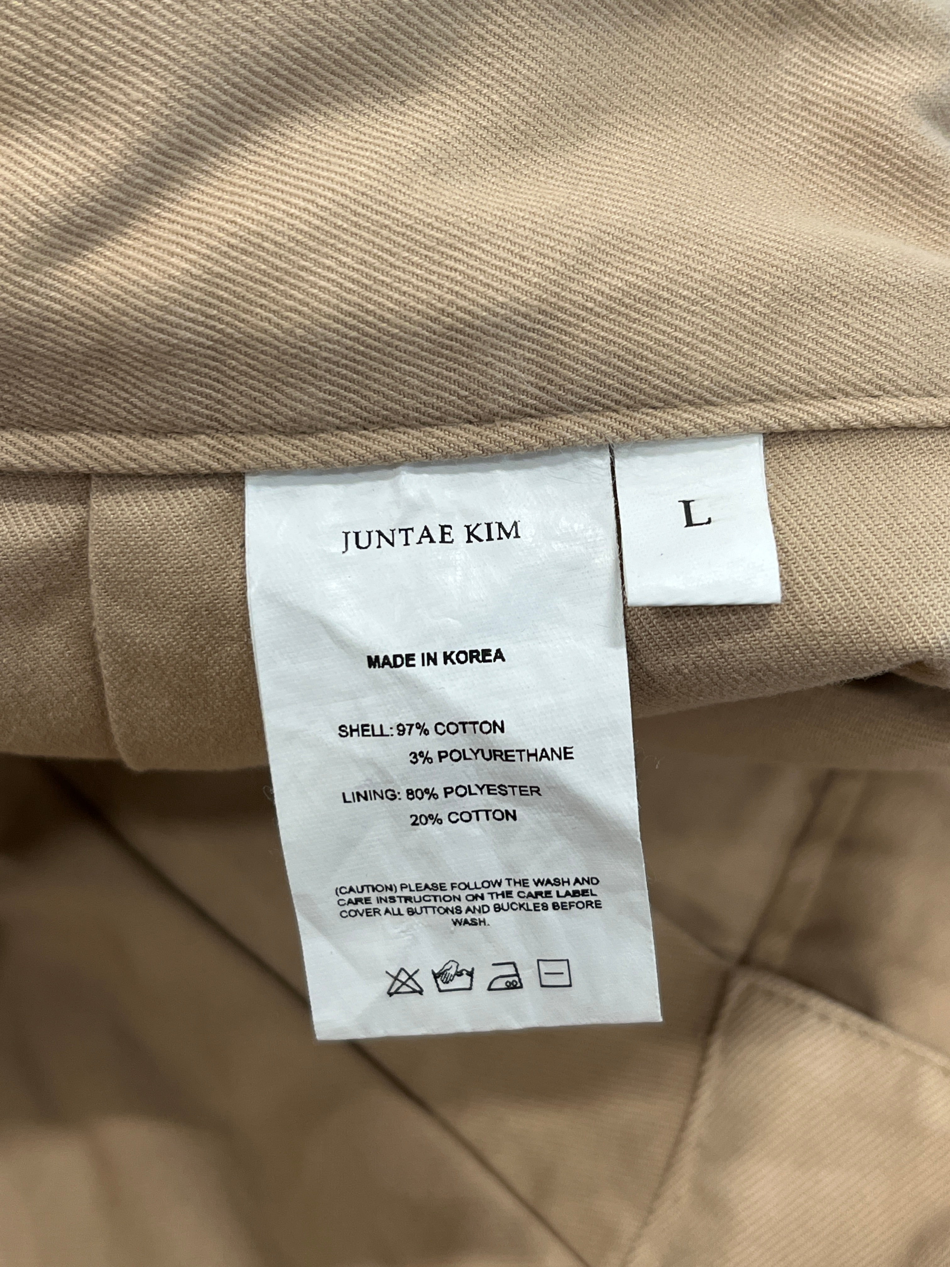 JUNTAE KIM/Pants/L/Cotton/BEG/ view 3