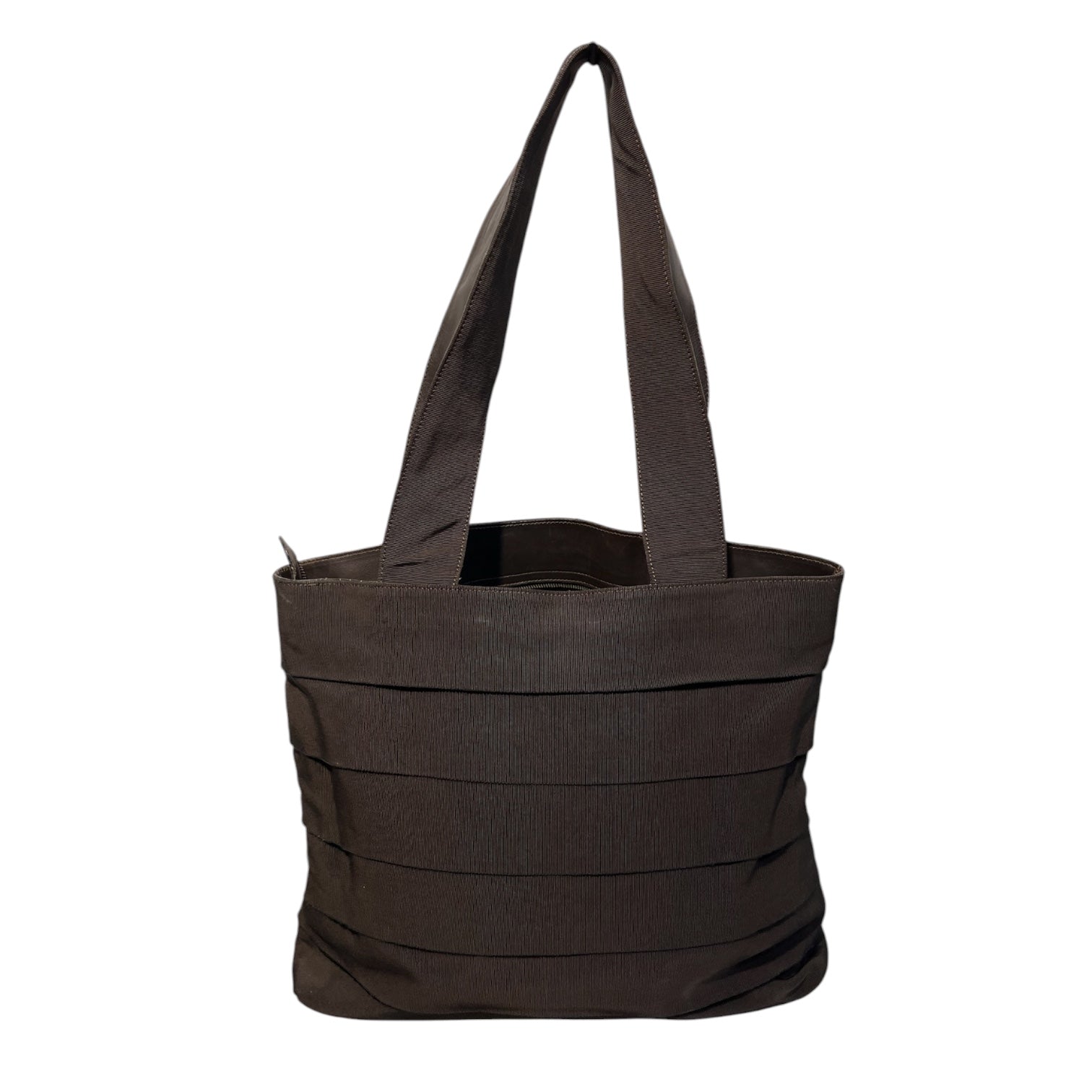 Salvatore Ferragamo/Tote Bag/Cotton/BRW/TIERED GROSGRAIN view 2
