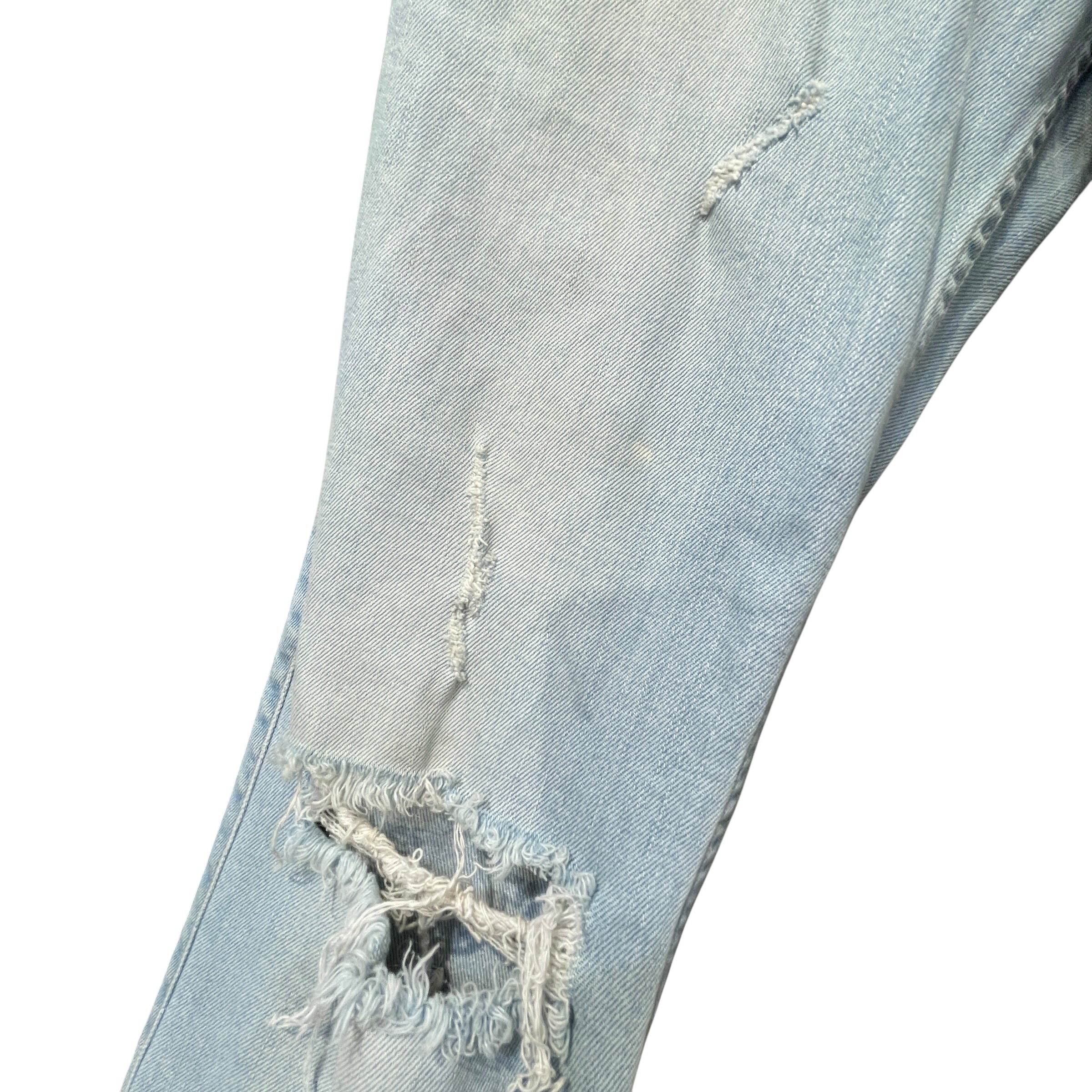 GIVENCHY/Pants/33/Cotton/BLU/Slim Fit George V view 4