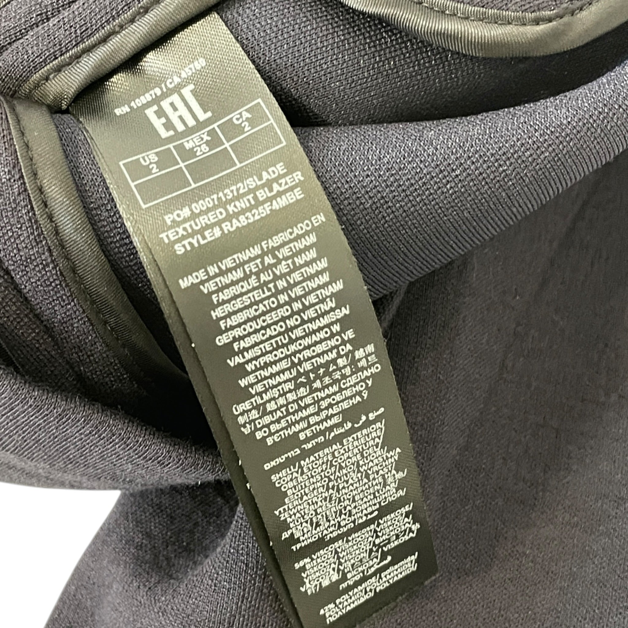 rag & bone/Tailored Jkt/2/Polyester/NVY/ view 4