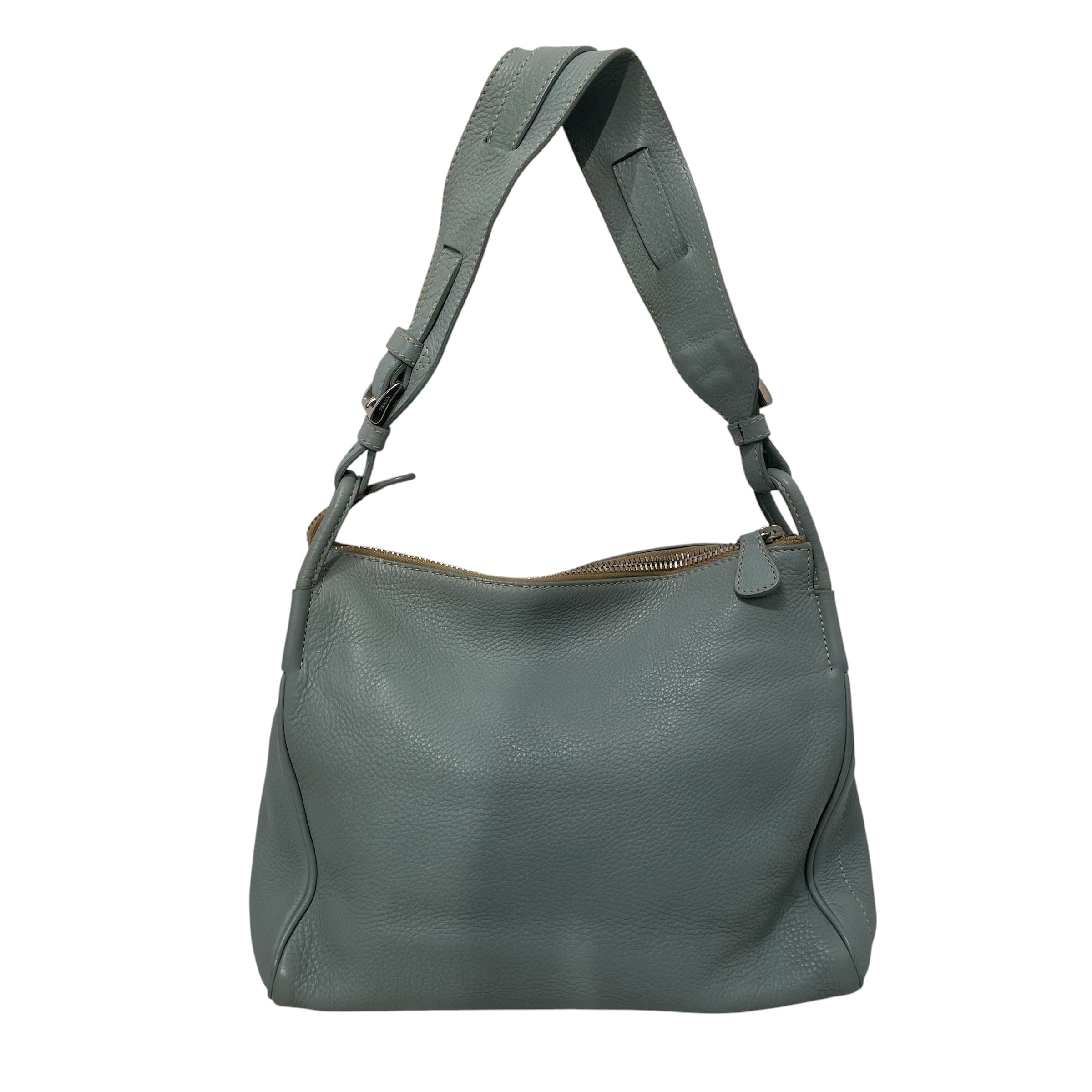 PRADA/Hand Bag/Leather/BLU/vitello diano view 2