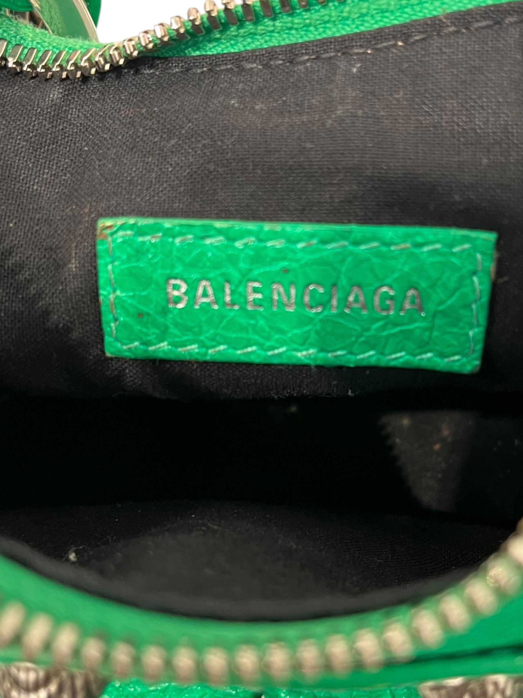 BALENCIAGA/Bag/Leather/GRN/GREEN CAGOLE BAG view 6