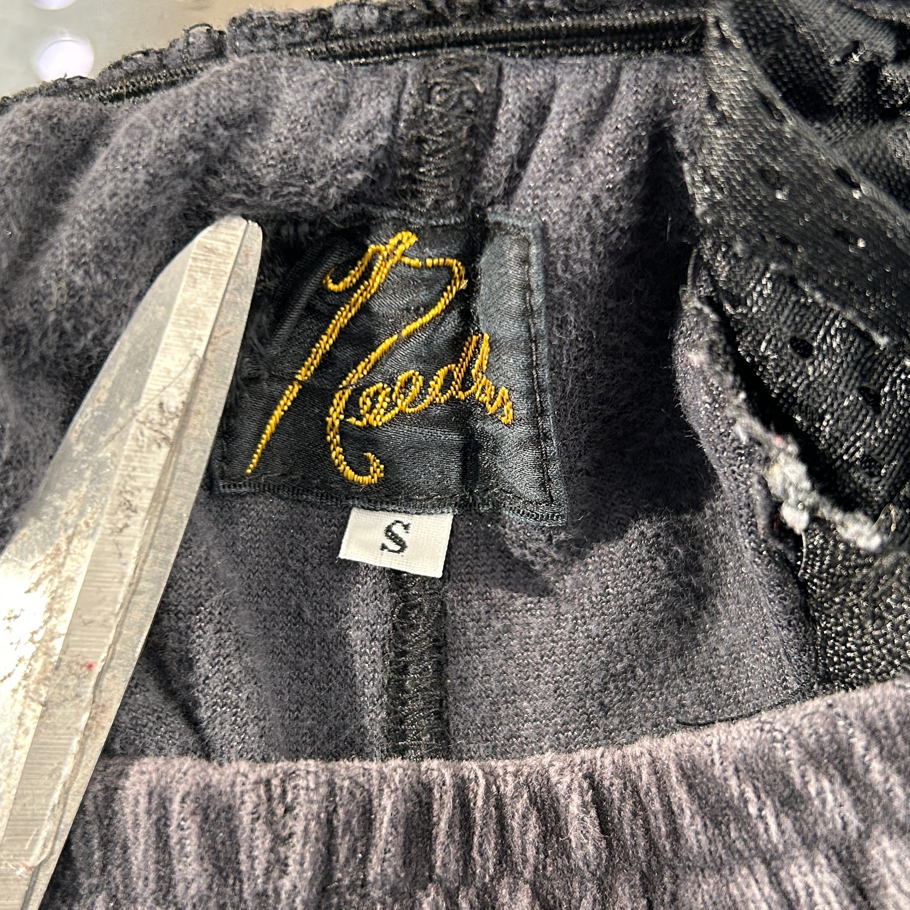 Needles/pants/grey stripes track pants view 3