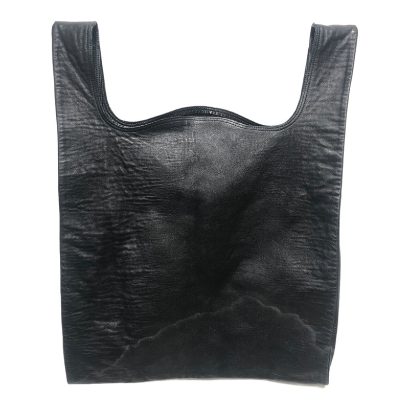 MM6/Tote Bag/Leather/BLK/