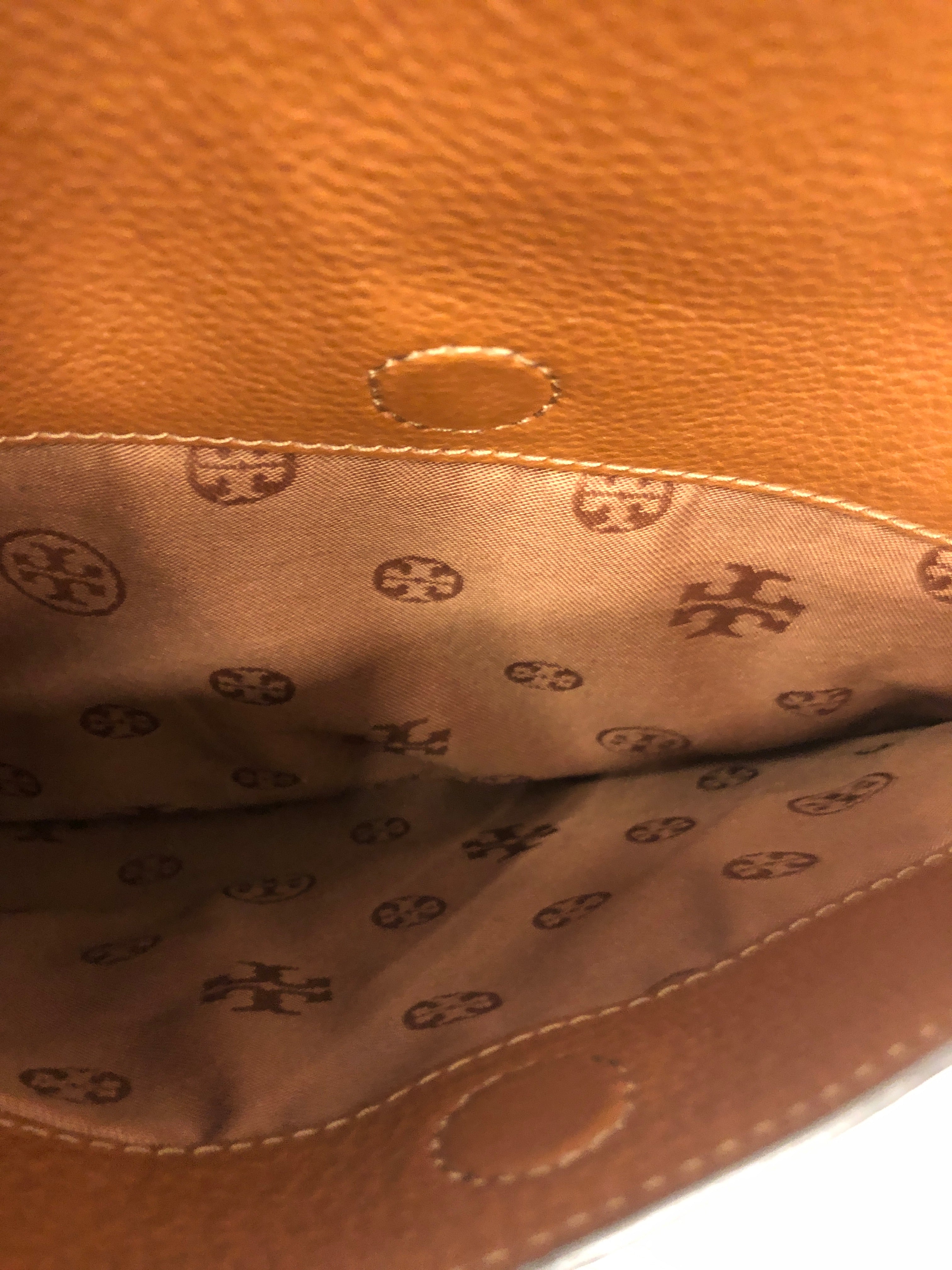 TORY BURCH/Hand Bag/Leather/CML/sliding chain view 3
