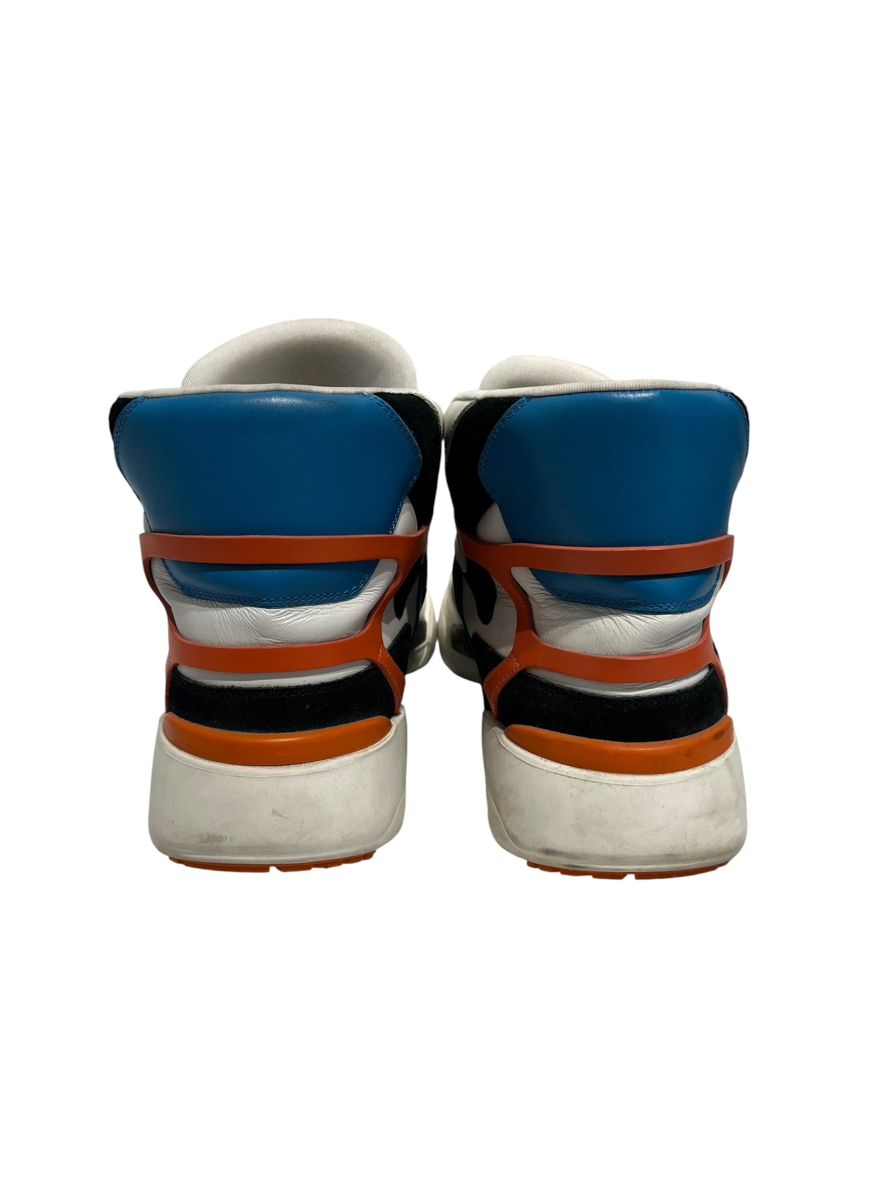VALENTINO/Hi-Sneakers/EU 45.5/Leather/MLT/ORN, BLU, NVY, WHT MADE ONE view 3