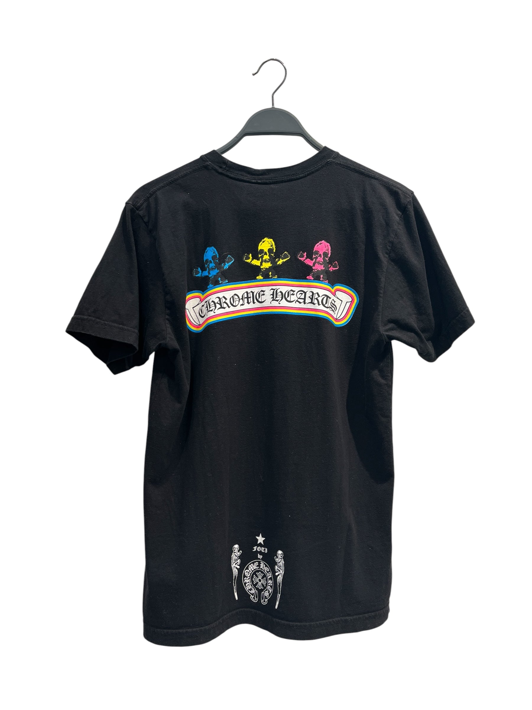 CHROME HEARTS/T-Shirt/M/Cotton/BLK/High Neck/Graphic/ view 2