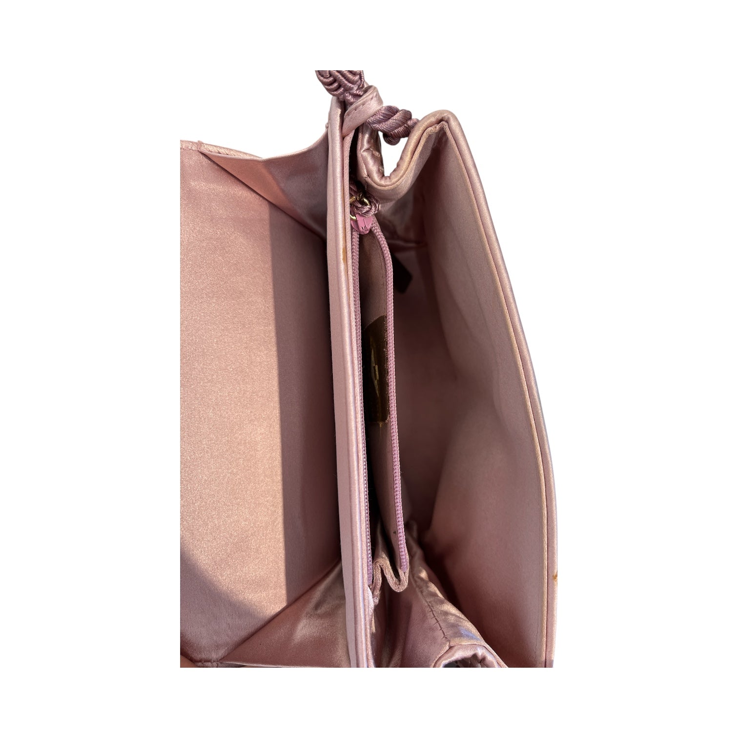 BOTTEGA VENETA/Hand Bag/PNK/BOTTEGA INTRECCIATO SATIN BAG view 5