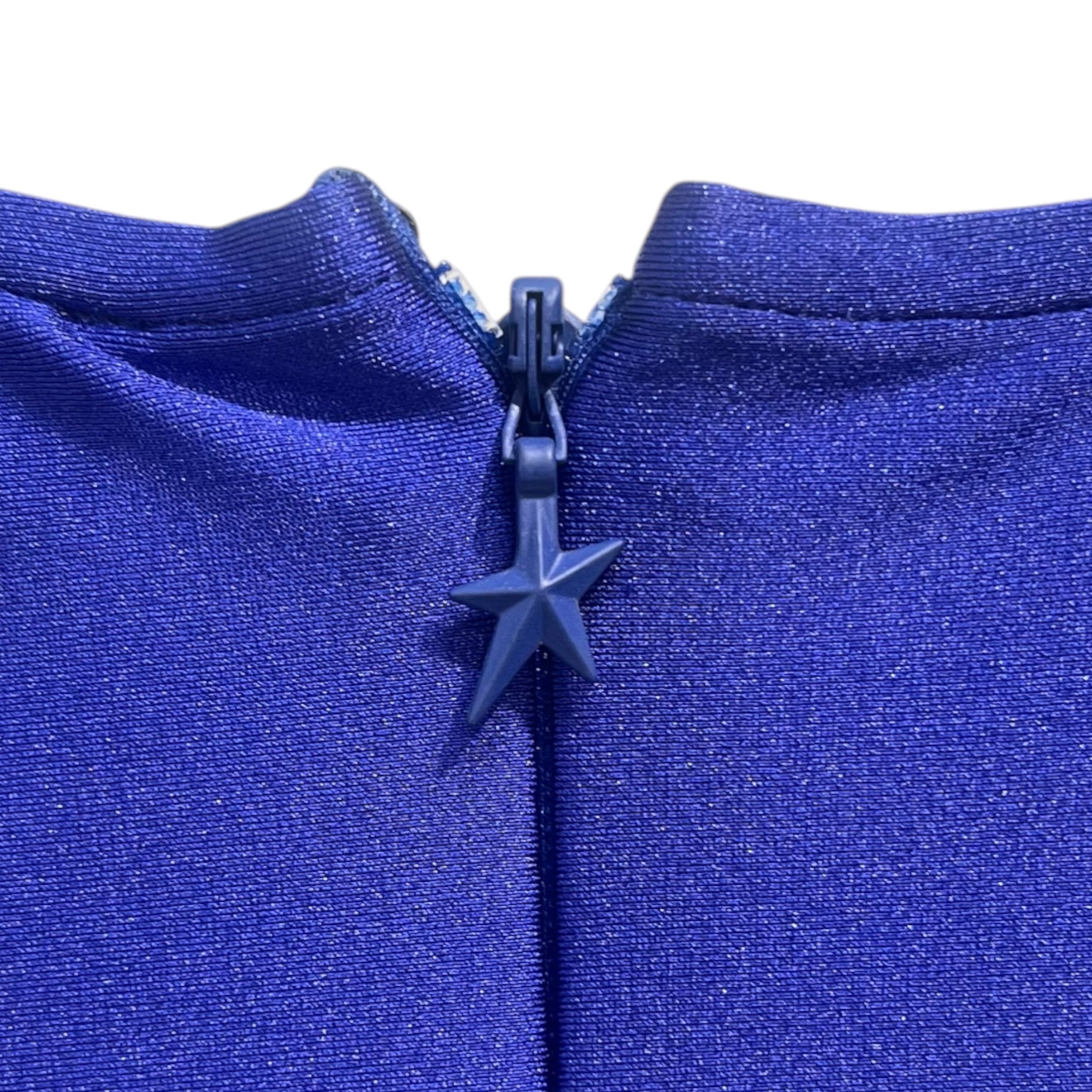 MUGLER/LS Dress/38/Polyester/BLU/ILLUSION PANEL DRESS view 3