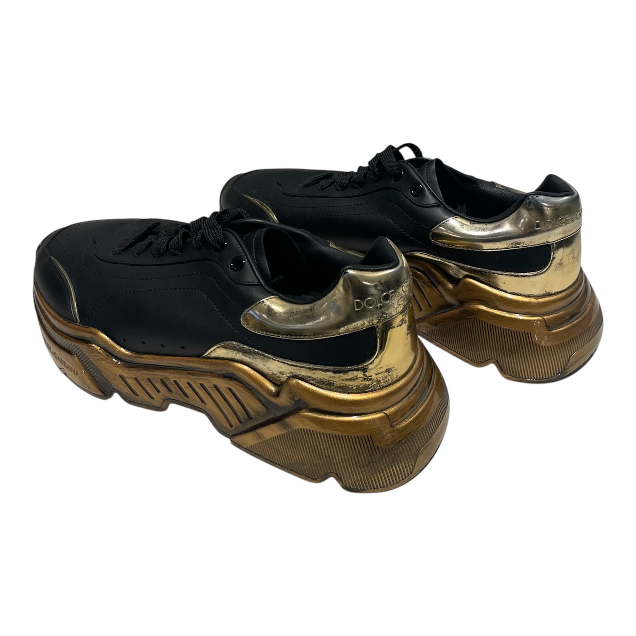 DOLCE&GABBANA/Low-Sneakers/US 9/Leather/BLK/Dolce & Gabana Daymaster view 2