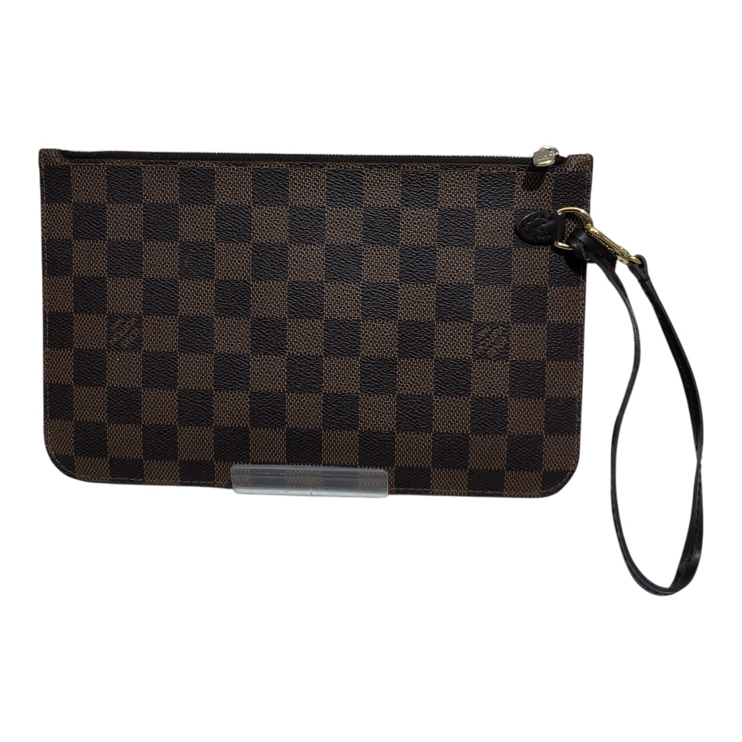LOUIS VUITTON/Clutch Bag/Glen Check/Leather/BRW/Damier Ebene Canvas Check view 2