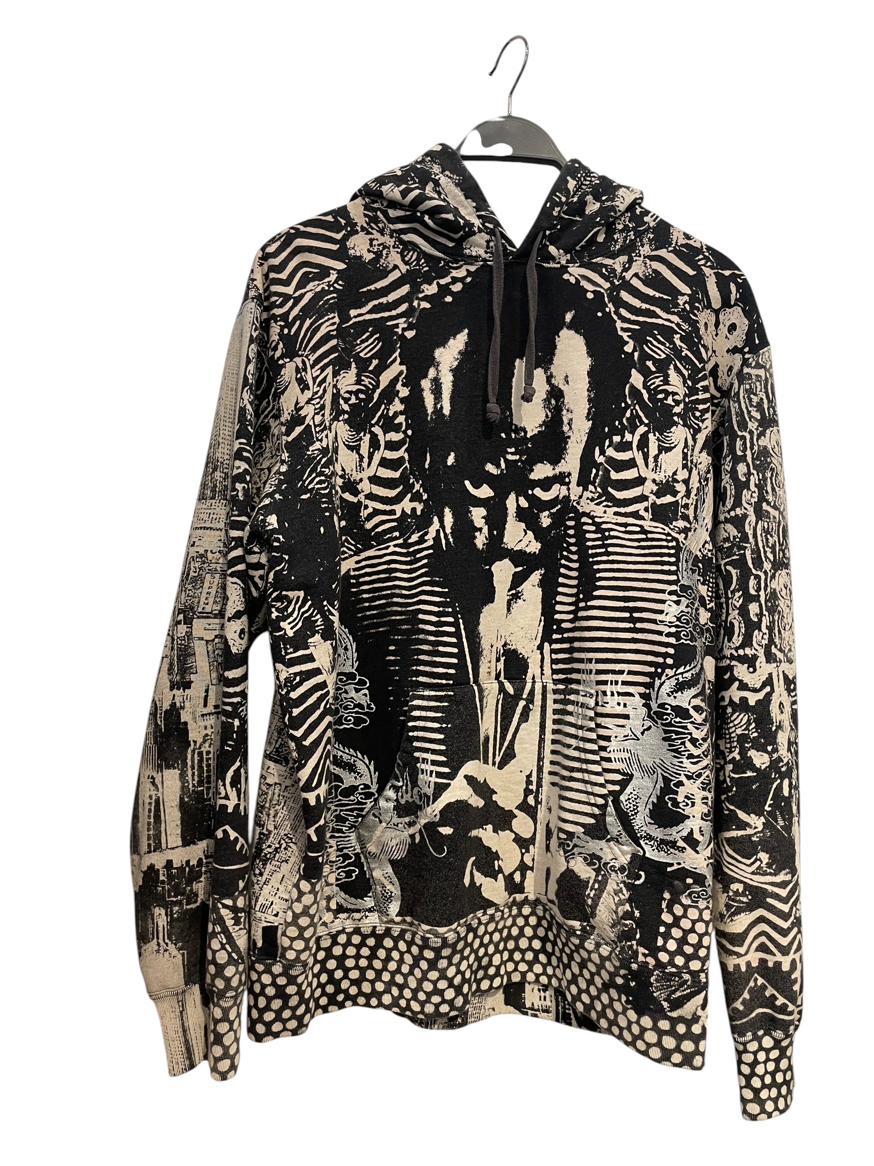 Supreme/Hoodie/L/All Over Print/Cotton/BLK/MILES DAVIS view 1